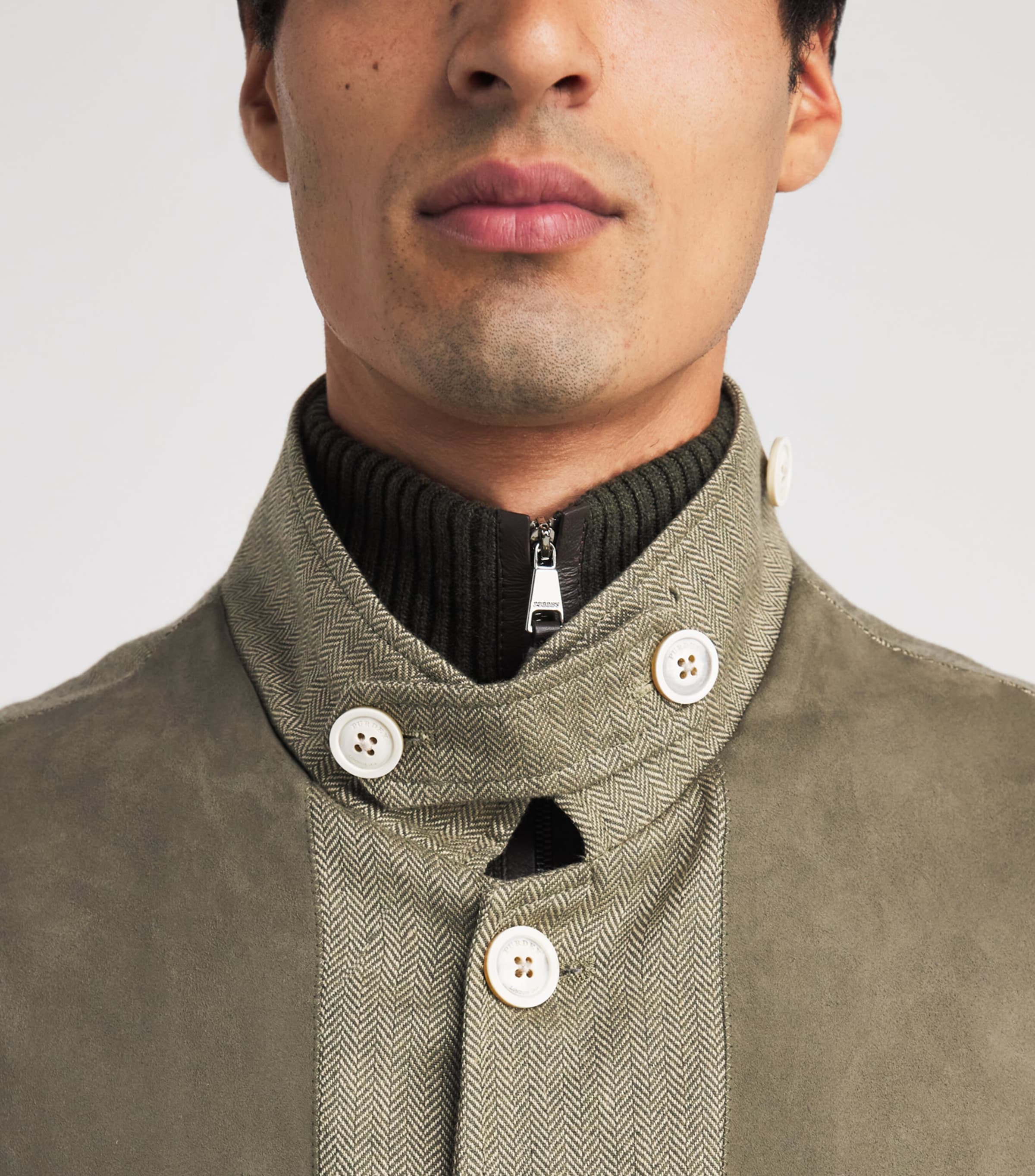 Purdey Mens Cotton-Blend Kalahari Gilet Sge Image 3