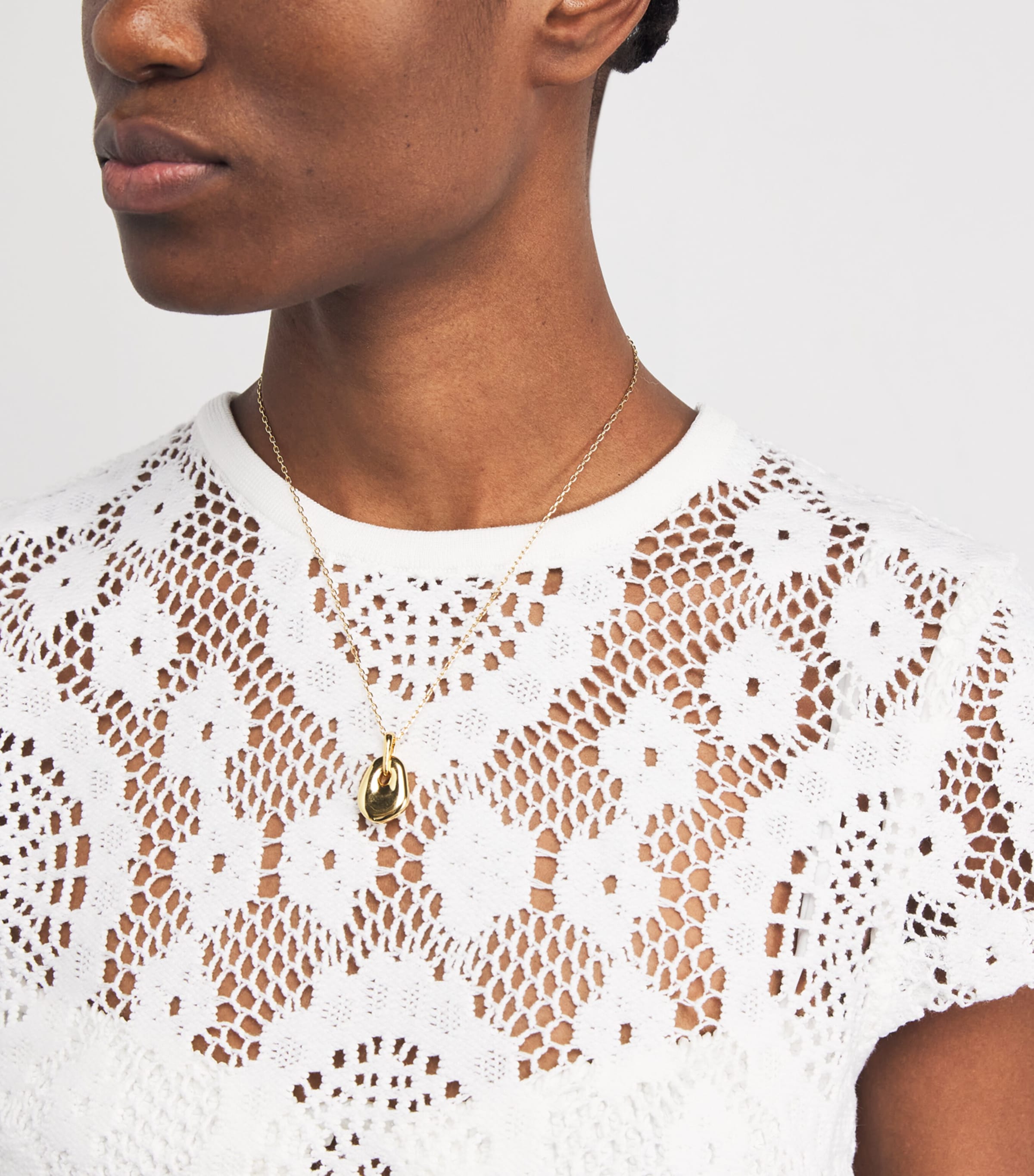 Lace Lidie Crop Top WHITE Image 6