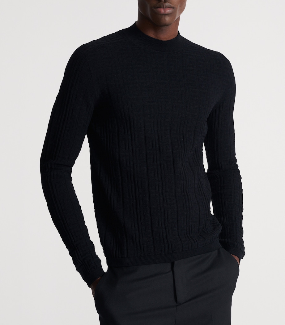 Silk-Cotton PB Sweater EAB NOIR/BLANC Image 6