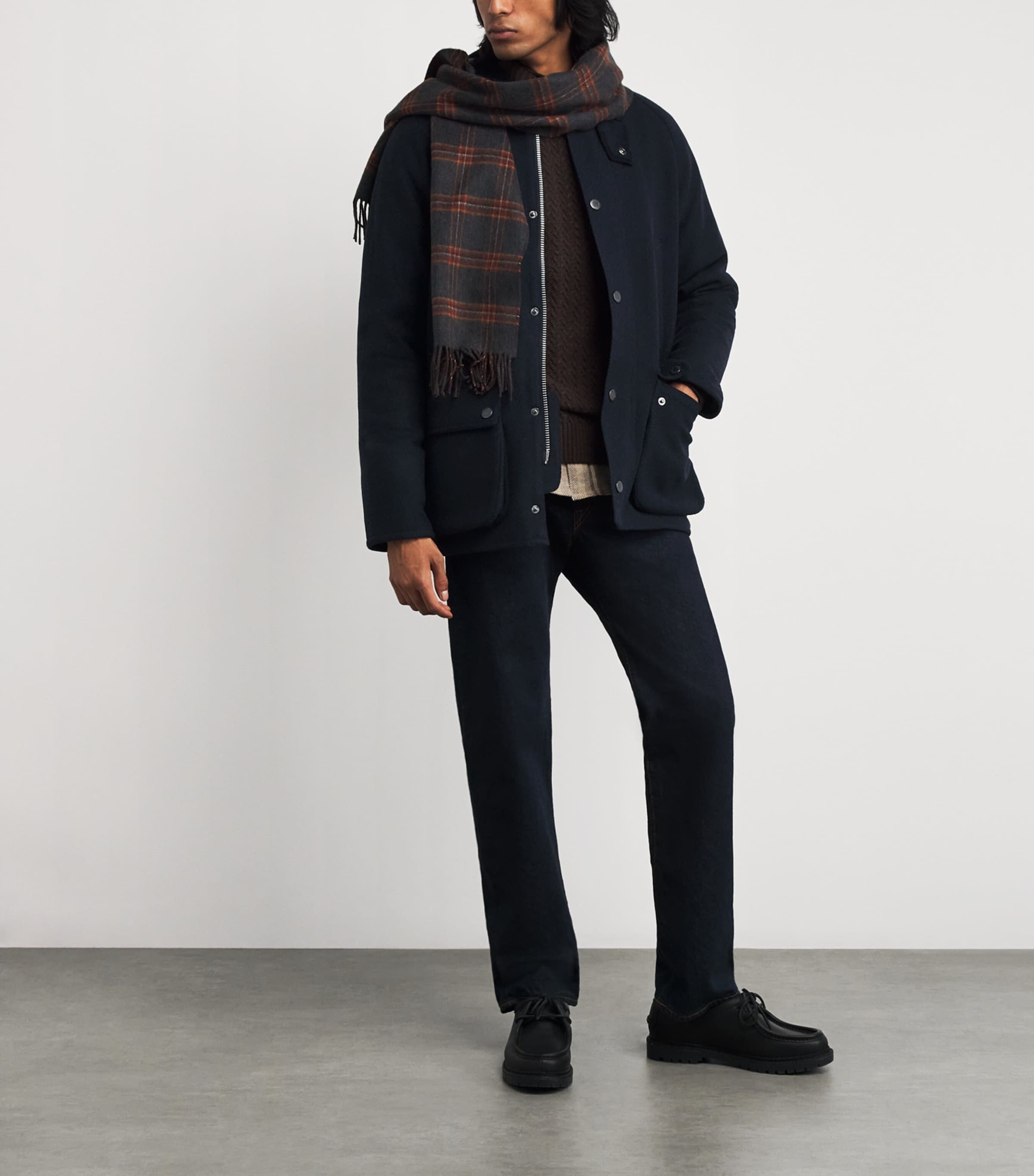 Barbour BEDALE WOOL/ウール/40 Barbour x WP 40th Anniversary Wool Bedale Jacket - Navy