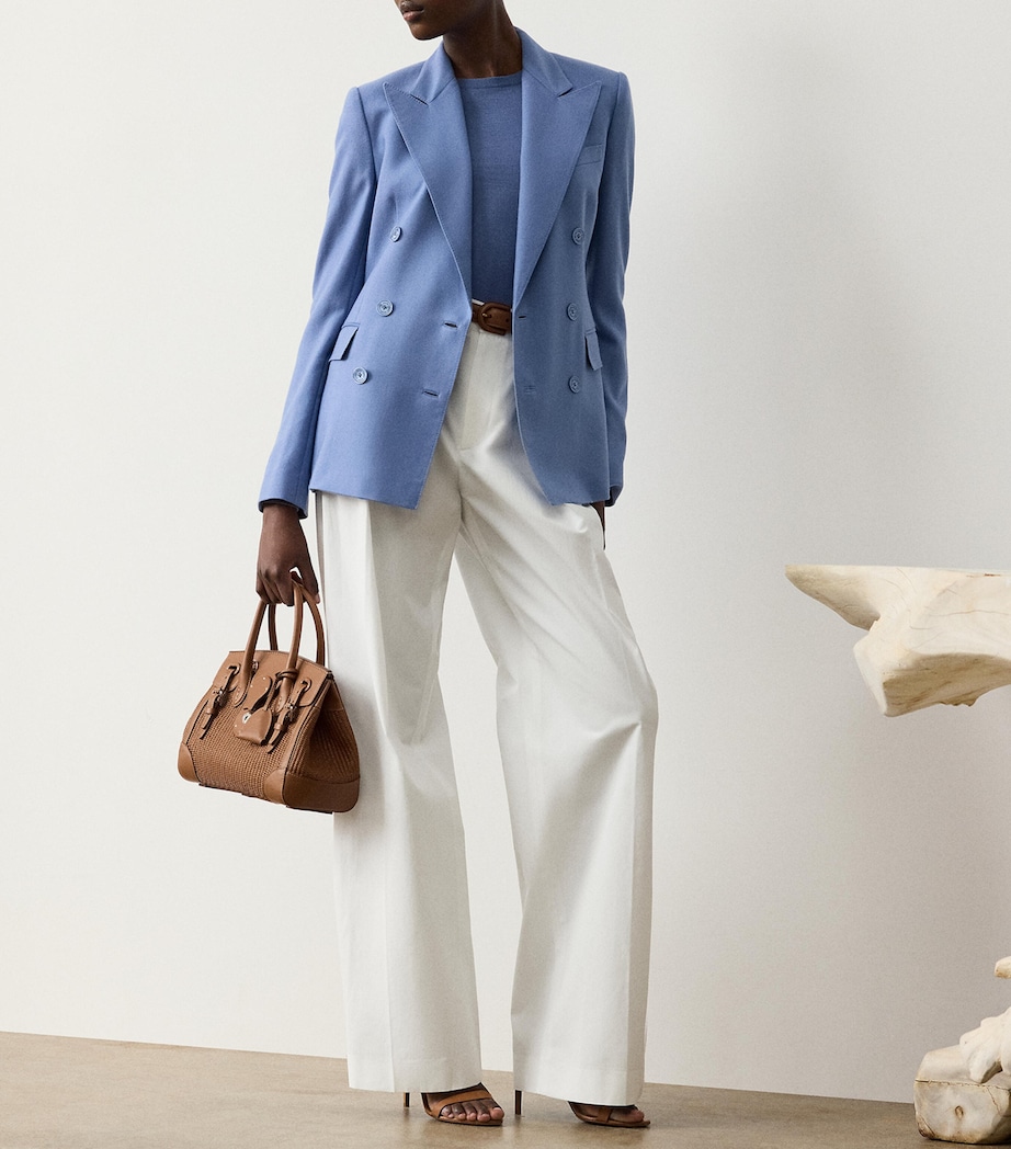 Cashmere Camden Jacket CORNFLOWER Image 2