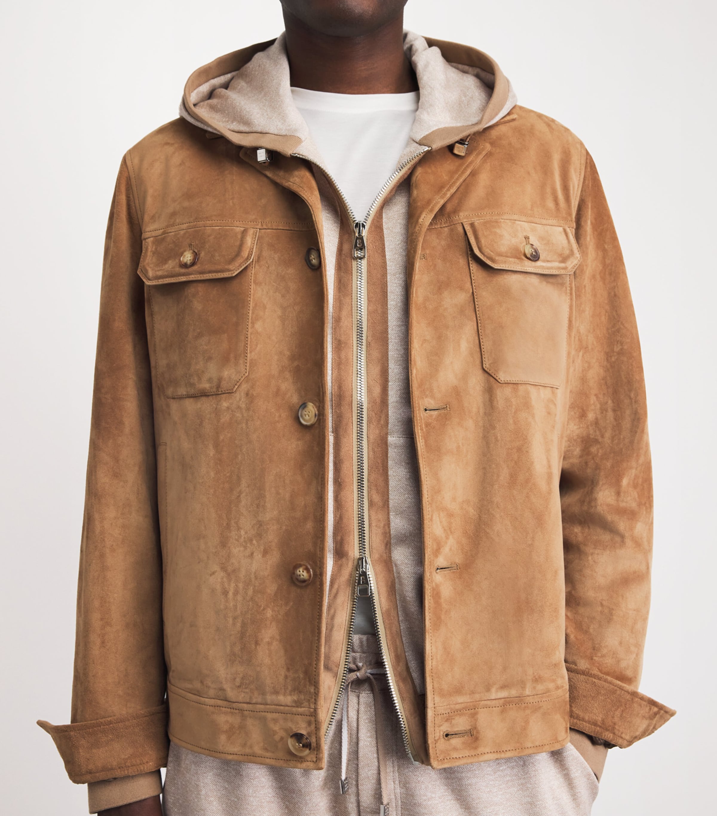 Brett Johnson Mens Linen-Silk-Cotton Hoodie Dondi Art Image 3