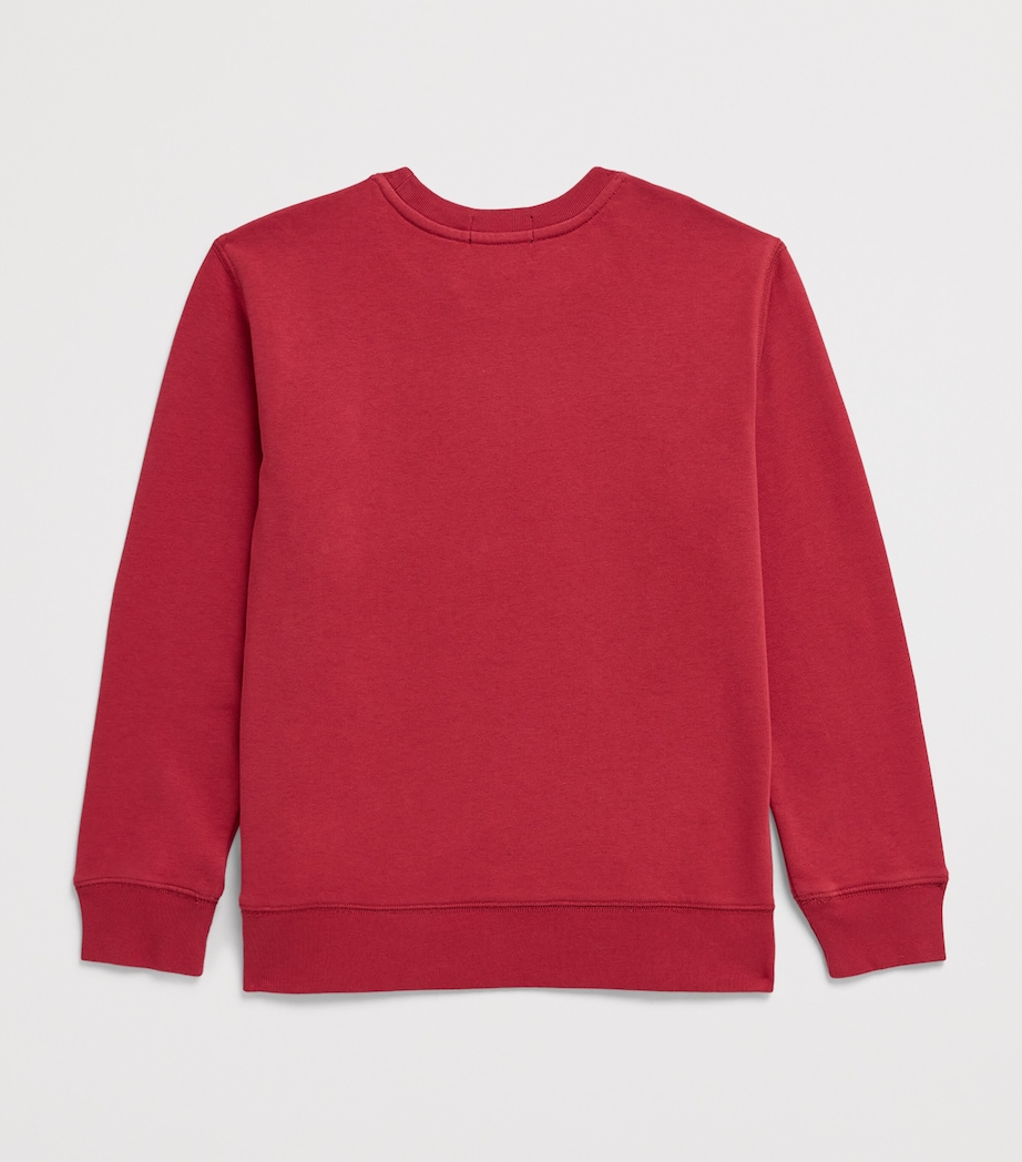 Cotton-Blend Polo Pony Sweatshirt (6-14 Years) NANTUCKET RED/C4488 Image 2