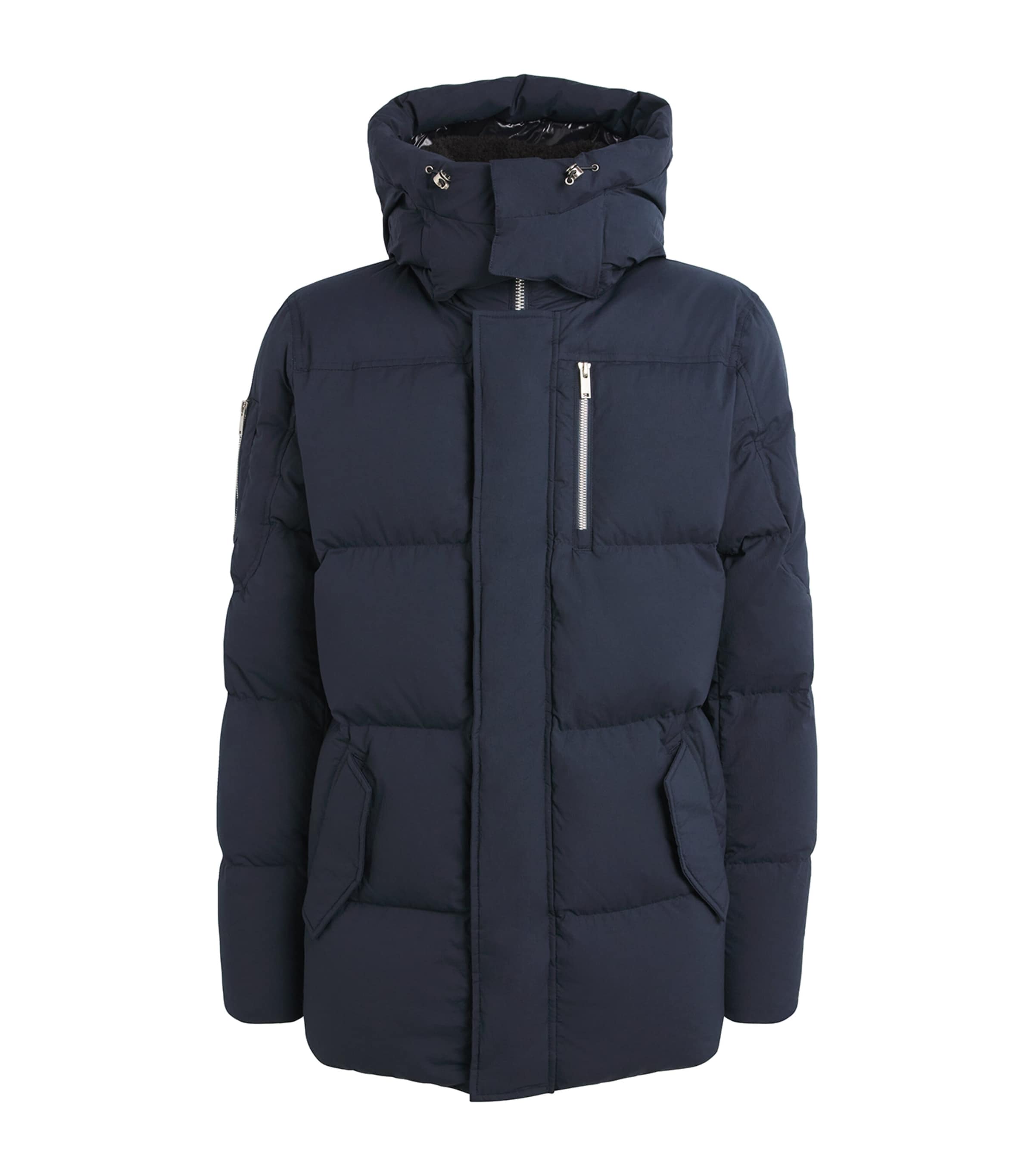 Down Shearling-Trim 3Q Jacket NAVY - 833 Image 1