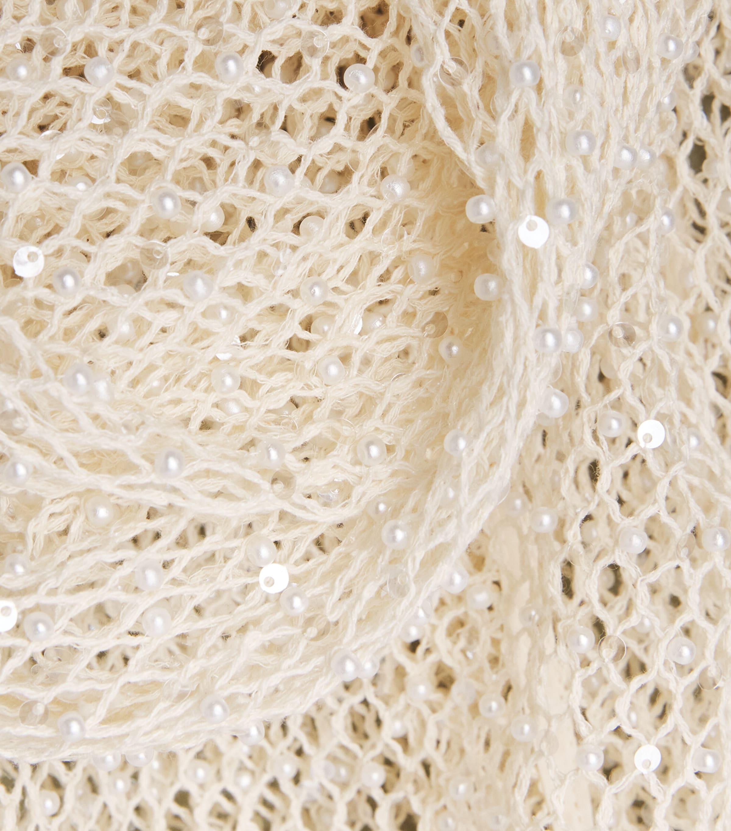PatBO Womens Crochet Bloom Maxi Skirt Beige Image 6