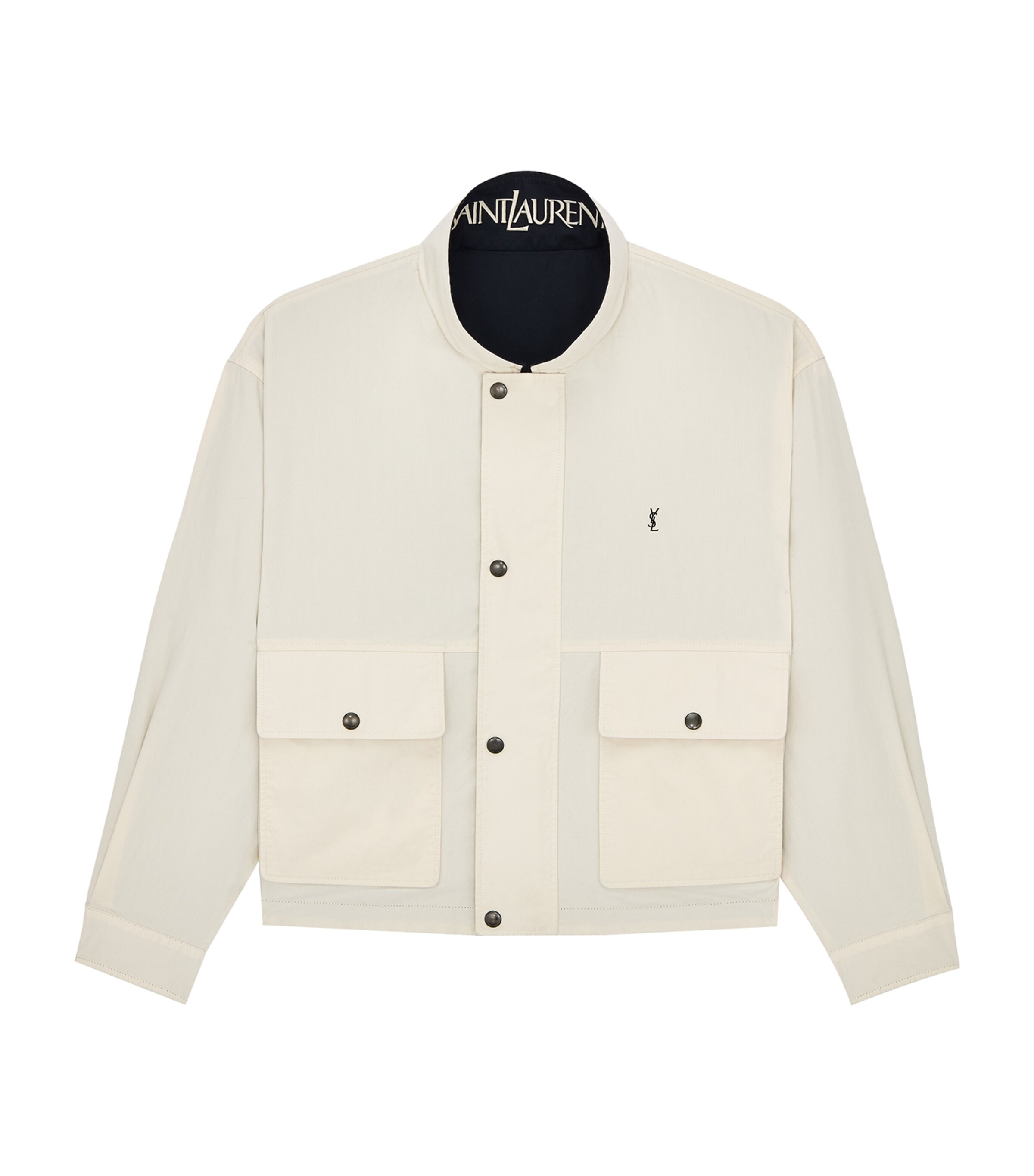 Saint Laurent Mens Cotton Reversible Jacket Image 4