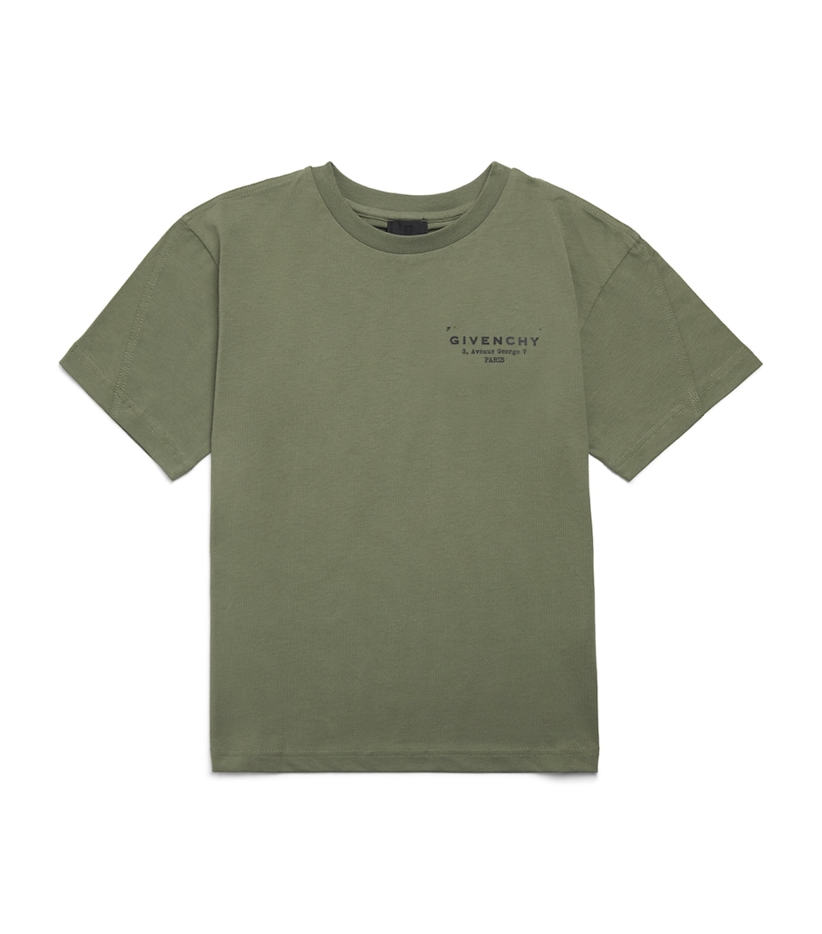 Cotton Logo T-Shirt (4-12 Years) H31075/645KHAKI Image 1