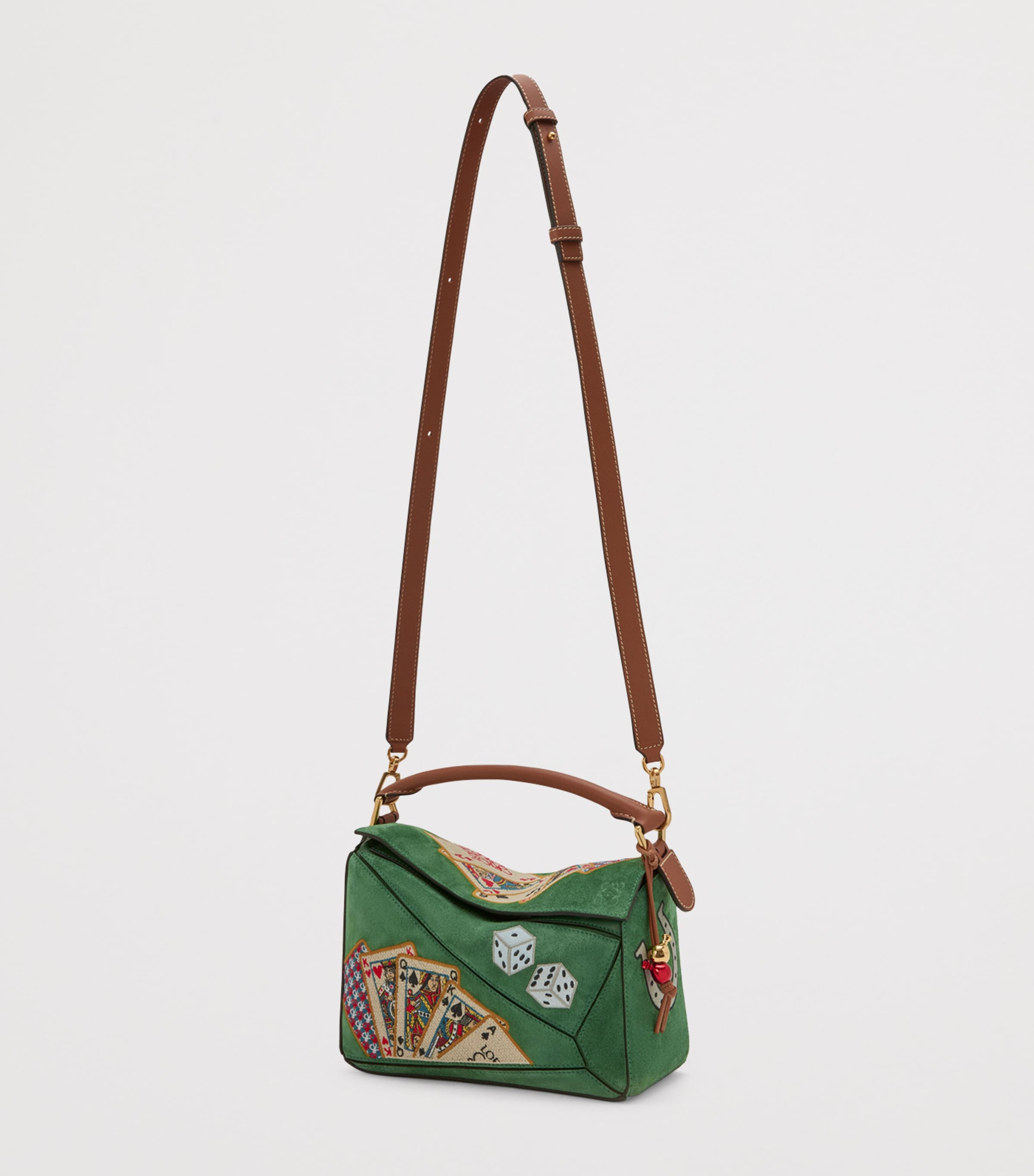 限定生産【LOEWE】Puzzle10 (08) SS18 Runway Green LOEWE Puzzle 10 Re-Edition SS18 Runway Top-Handle Bag