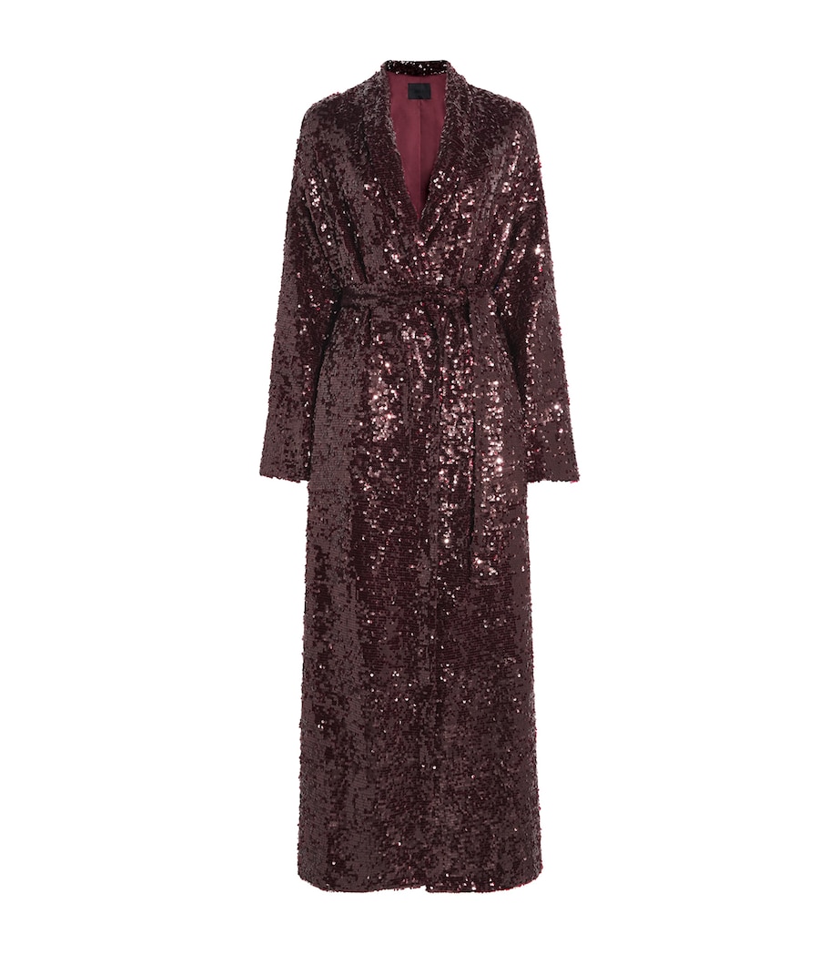 Sequinned Coat 946 MULBERRY Image 1