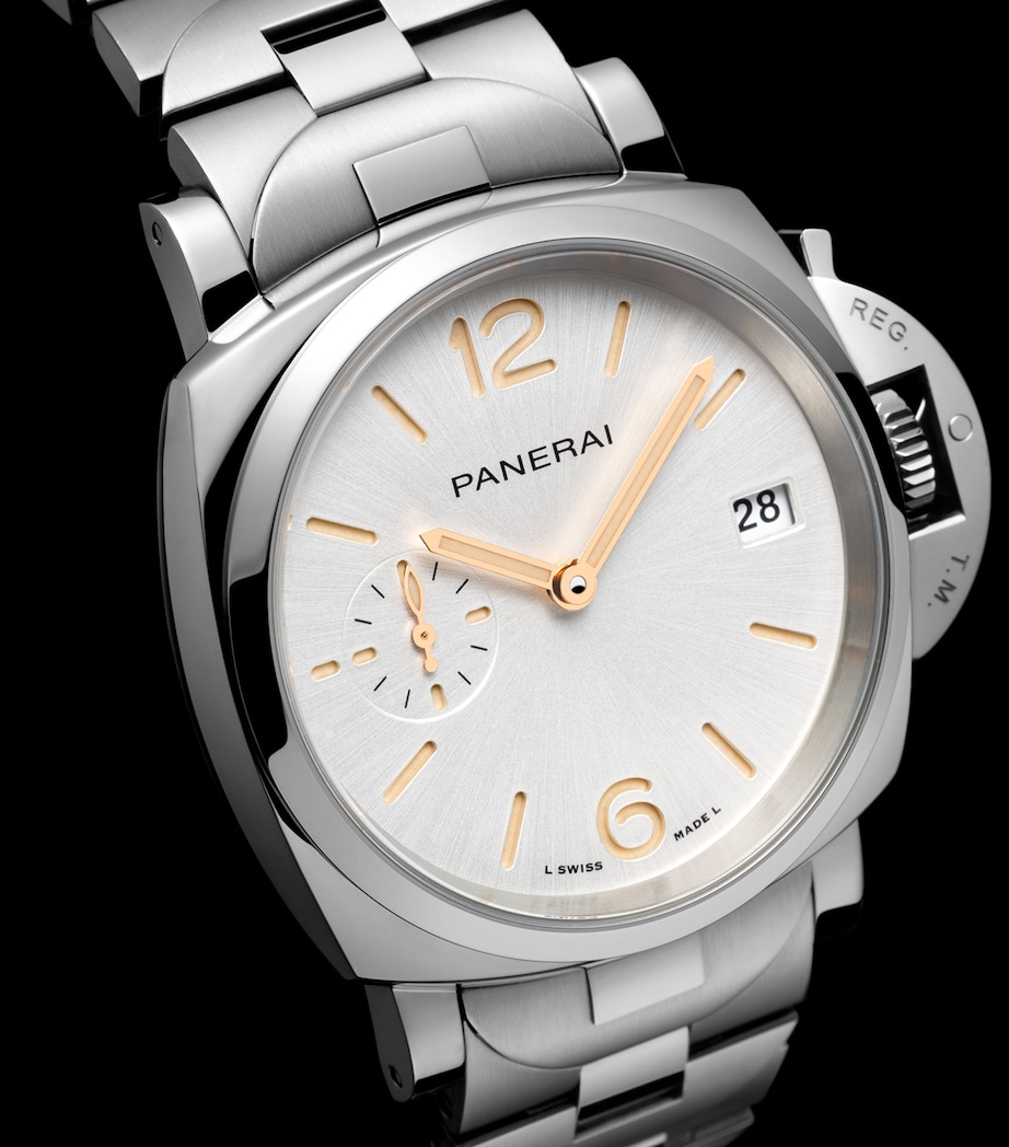 Stainless Steel Luminor Due Watch 38mm SILVER Image 4