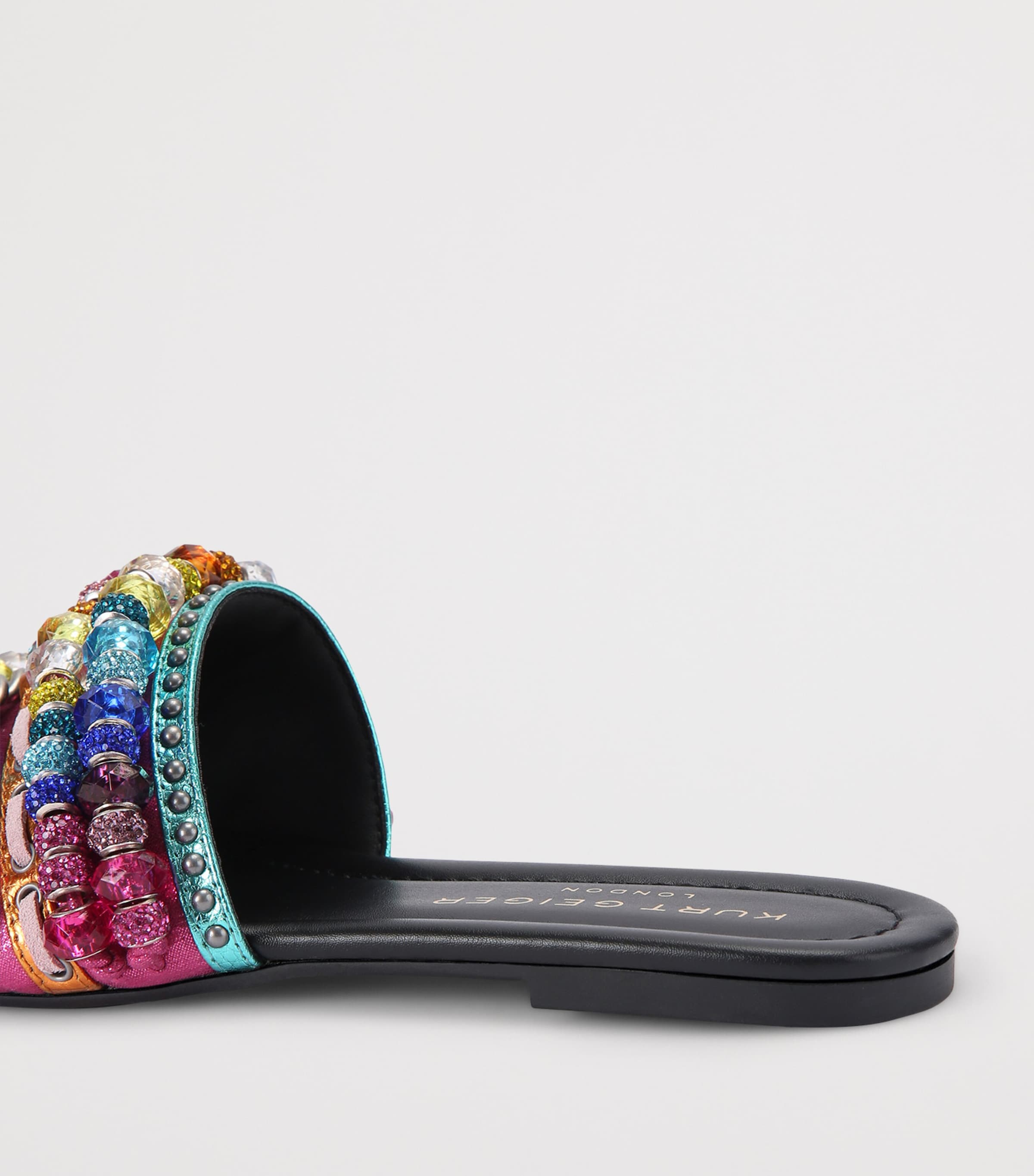 Kurt Geiger London Southbank Beaded Slides Mult/other Image 3