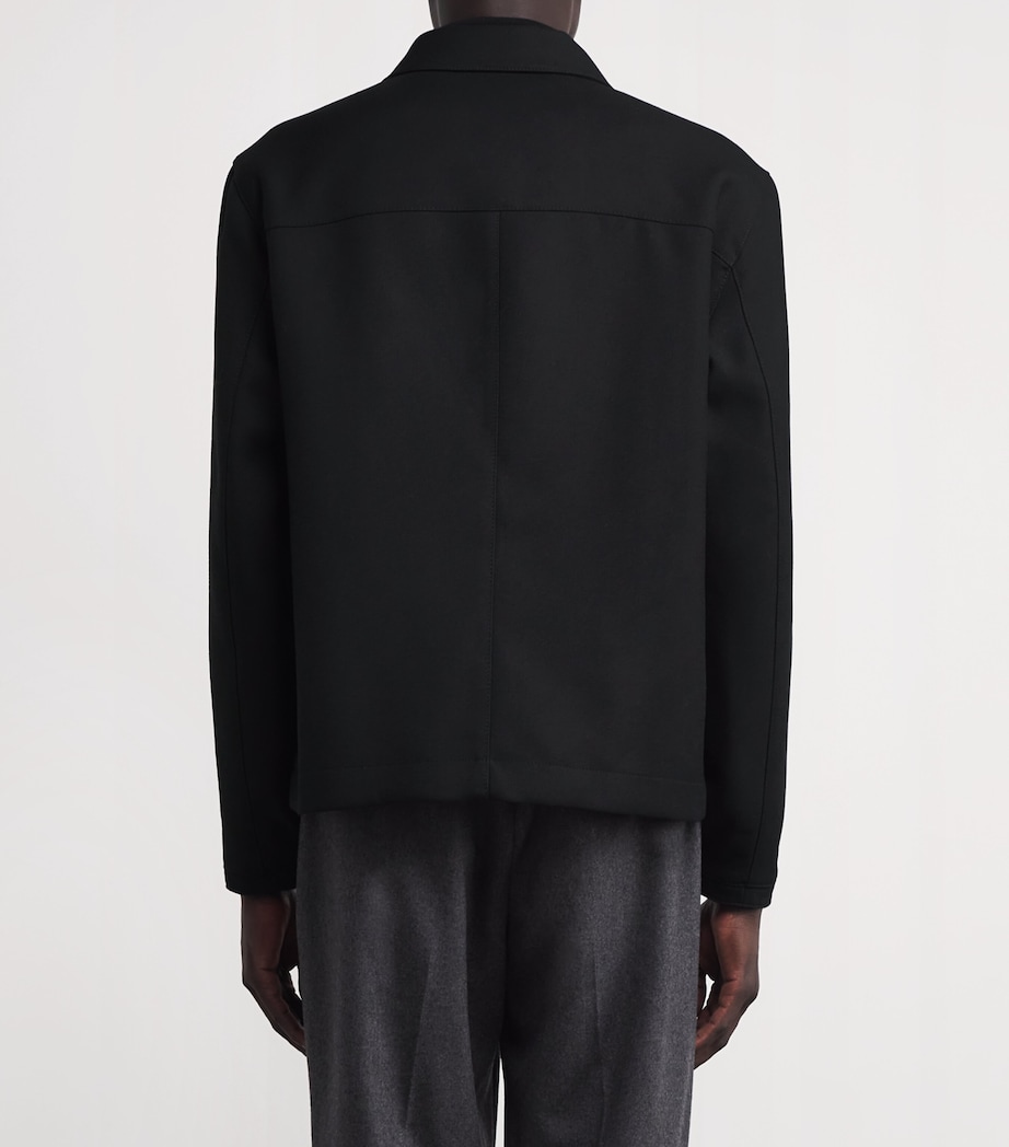 Wool-Blend Jacket BLACK Image 4