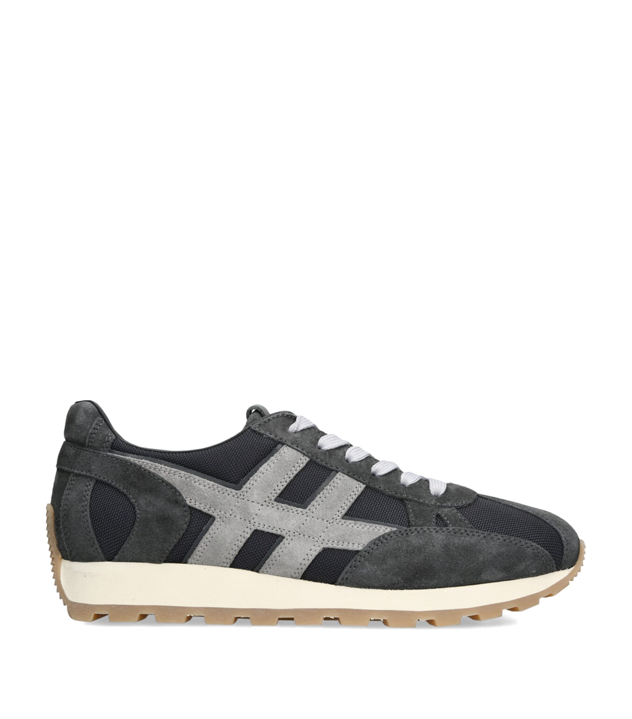 Hogan Low-top Sneakers Round Toeline In Blue