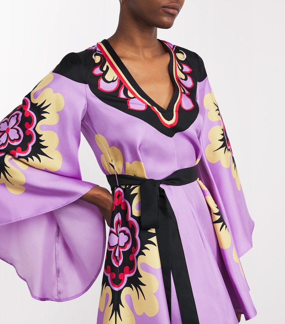 Silk Magnifico Mini Dress PU02 PALAZZO PLAC�E Image 6