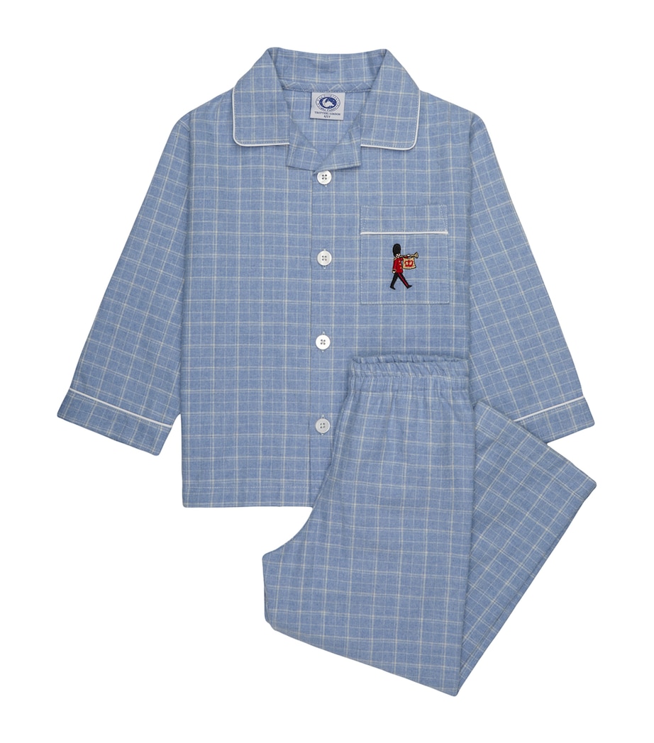 Trotters Blue Cotton Trumpet Guardsman Pyjamas (6-11 Years) | Harrods US