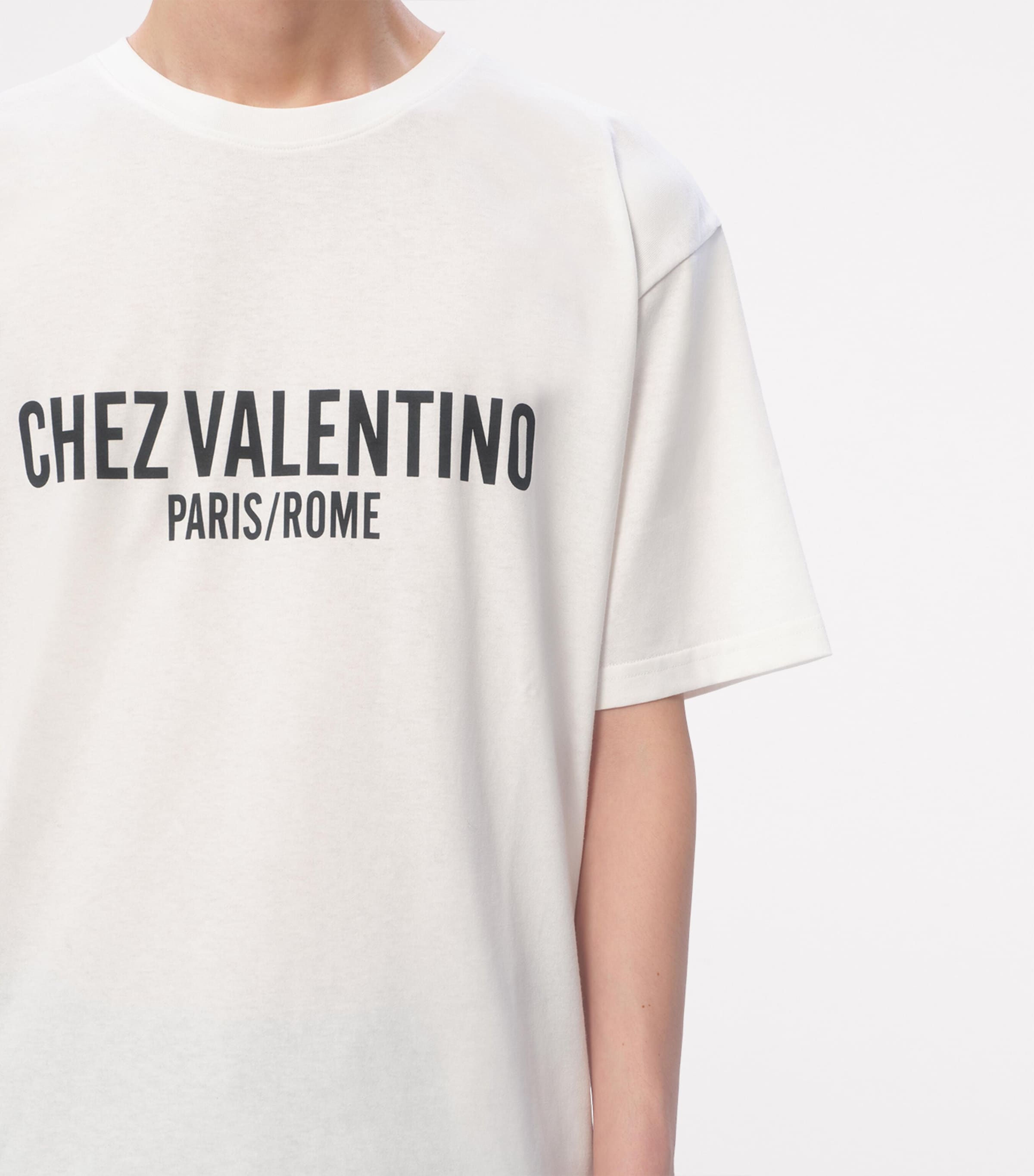Valentino Garavani Mens Cotton Chez Valentino T-Shirt Image 5
