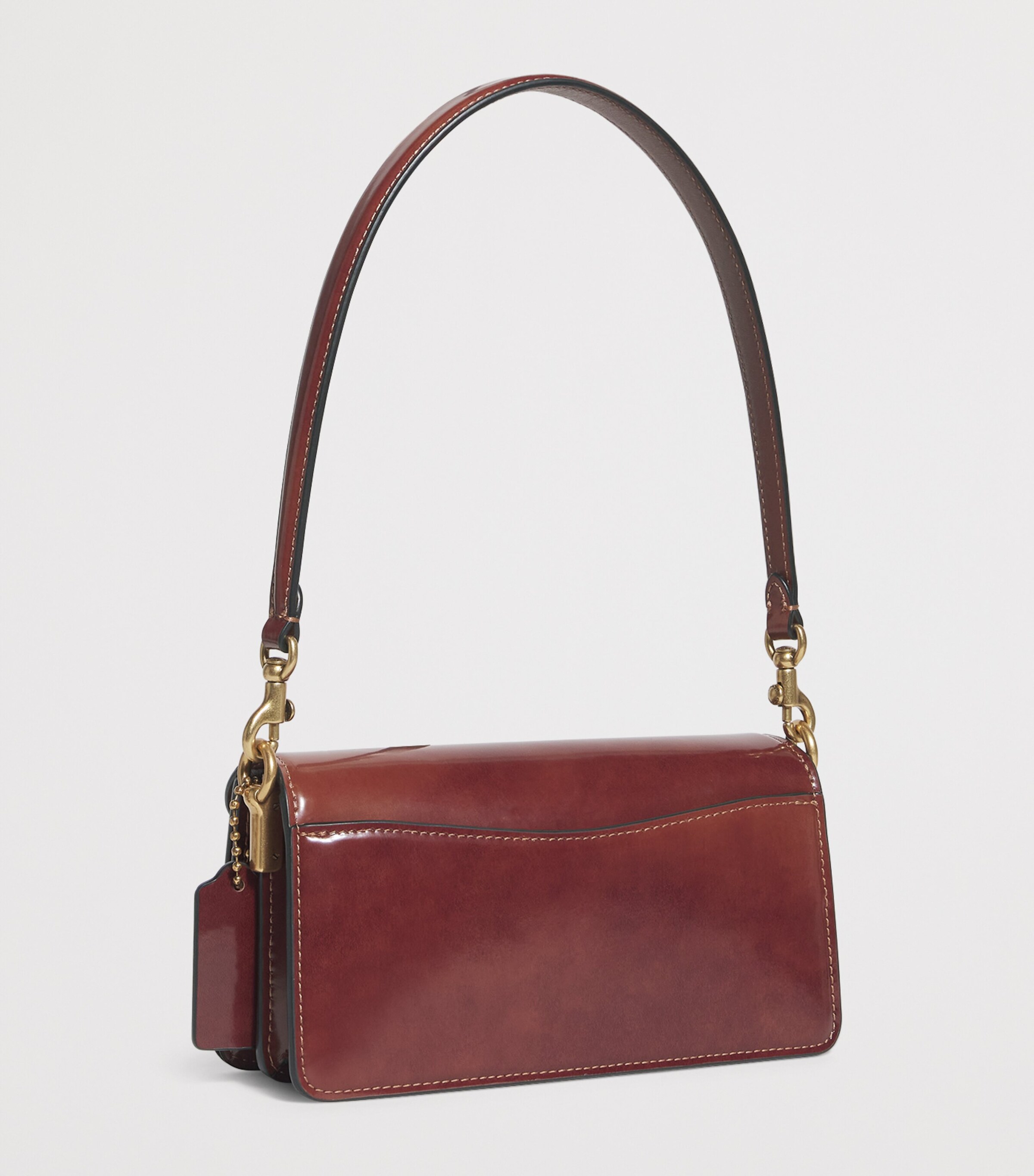 Coach Beige Spazzolato Leather Tabby 20 Shoulder Bag | Harrods US