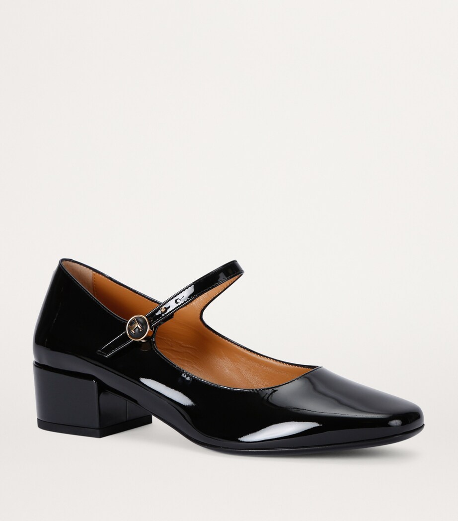 Patent Leather Cuoio Pumps 50 BLACK Image 3