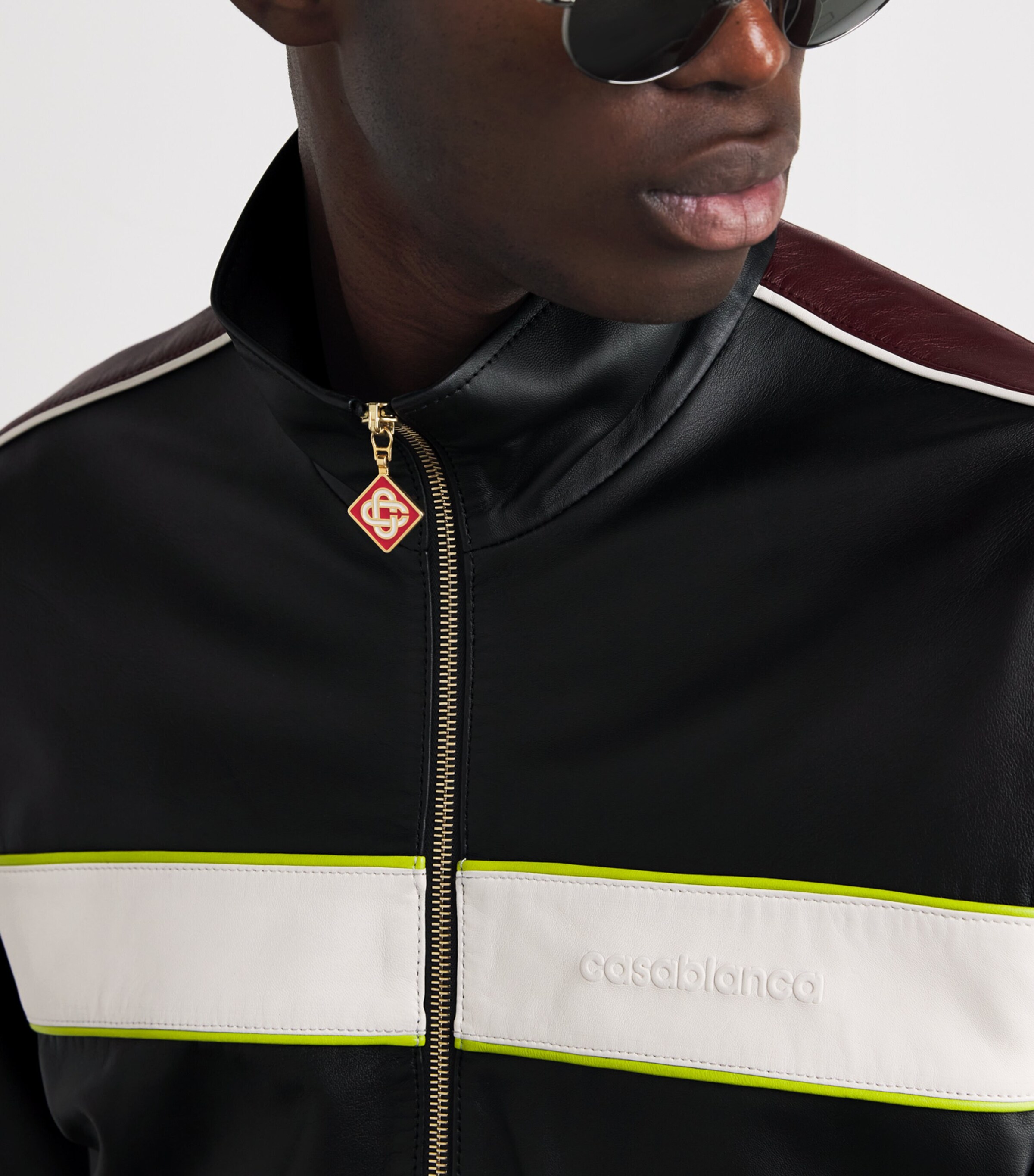 Track Nappa Lambskin Jacket BLACK Image 6