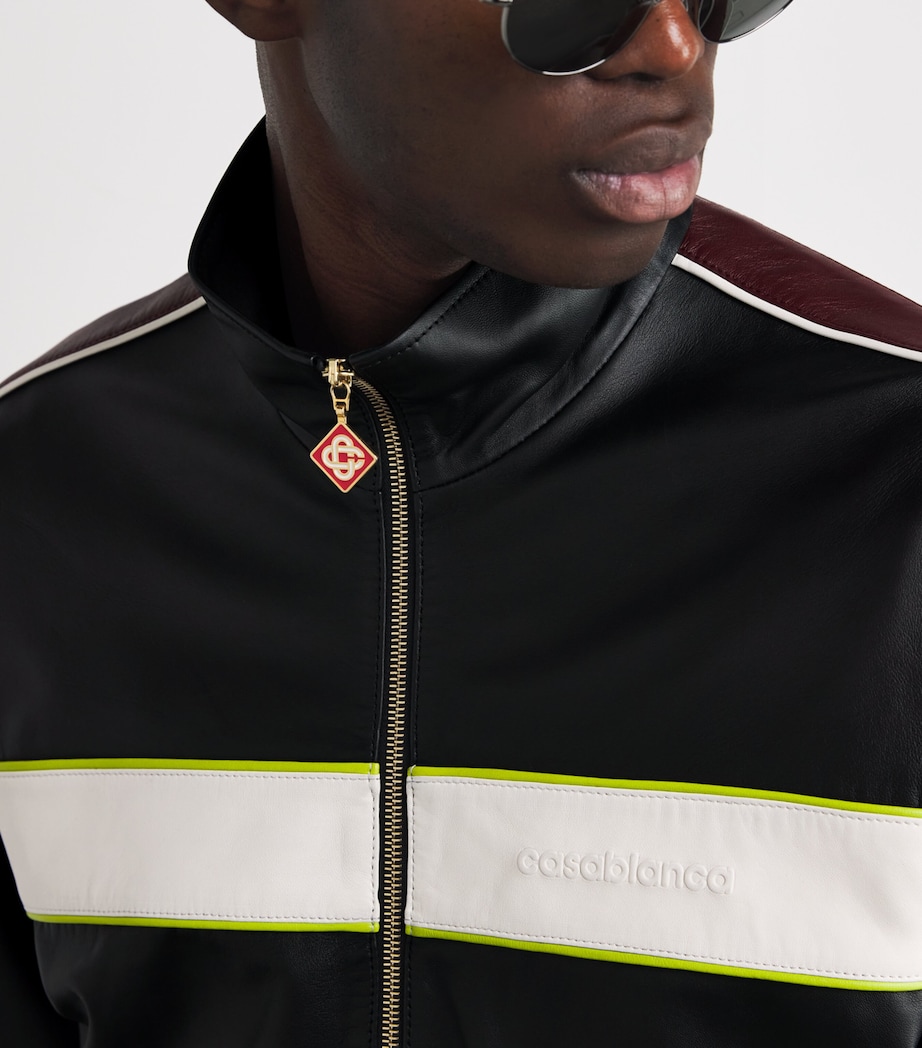 Track Nappa Lambskin Jacket BLACK Image 6