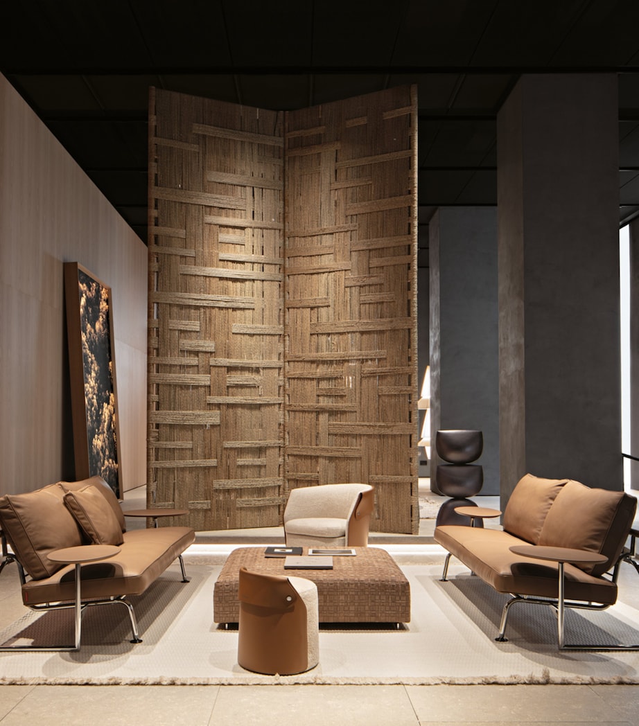 Wool-Cotton Mori Rug (300cm x 400cm) BEIGE Image 2