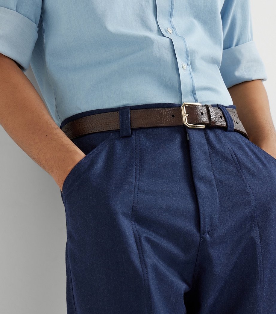 Wool Straight Suit Trousers C396 Image 5