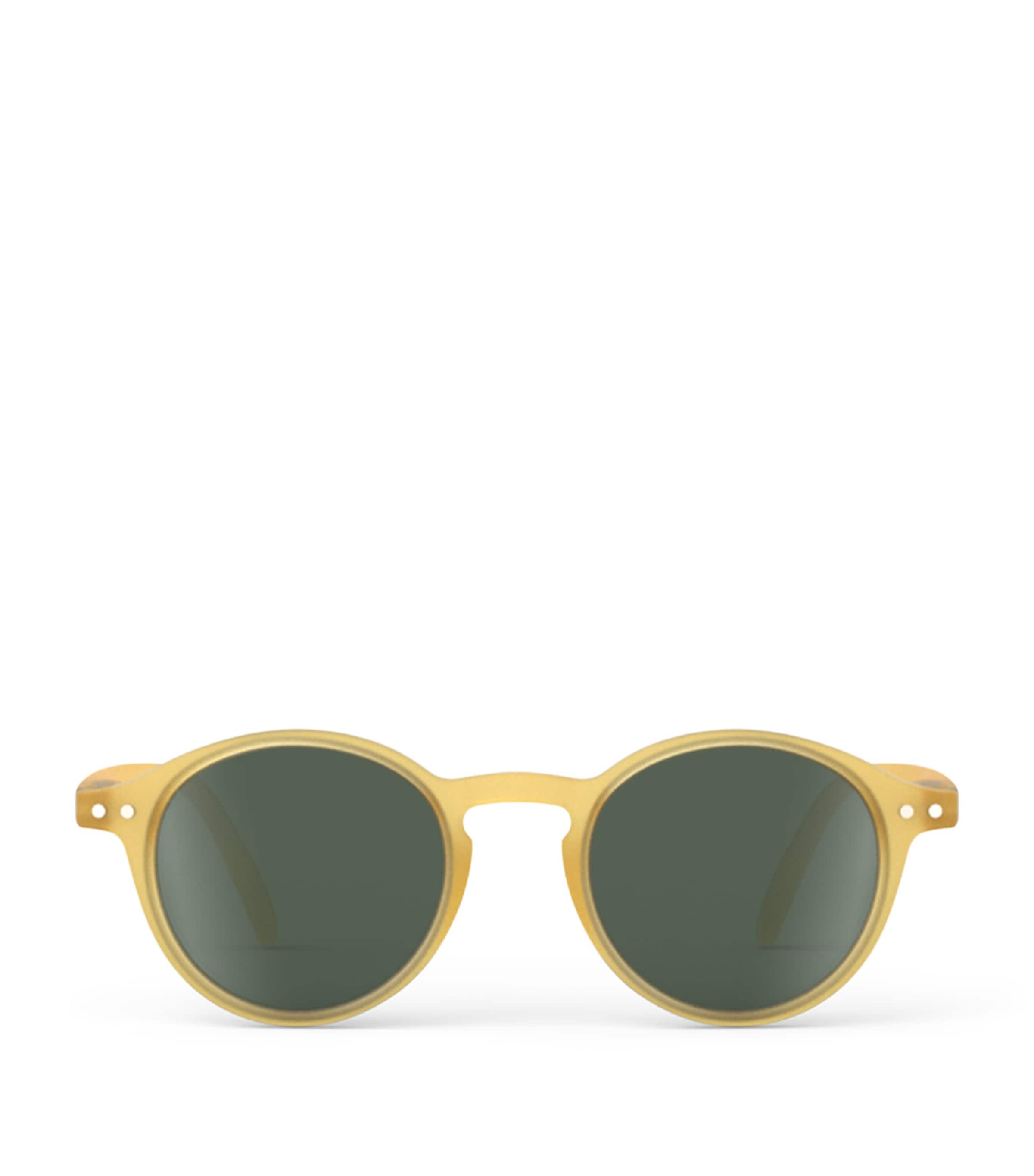 IZIPIZI KIDS #d Round Sunglasses (3-5 Years) Yellow Honey Image 1