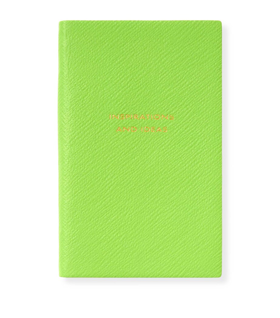 Panama Leather Inspirations and Ideas Notebook APPLE GREEN Image 1