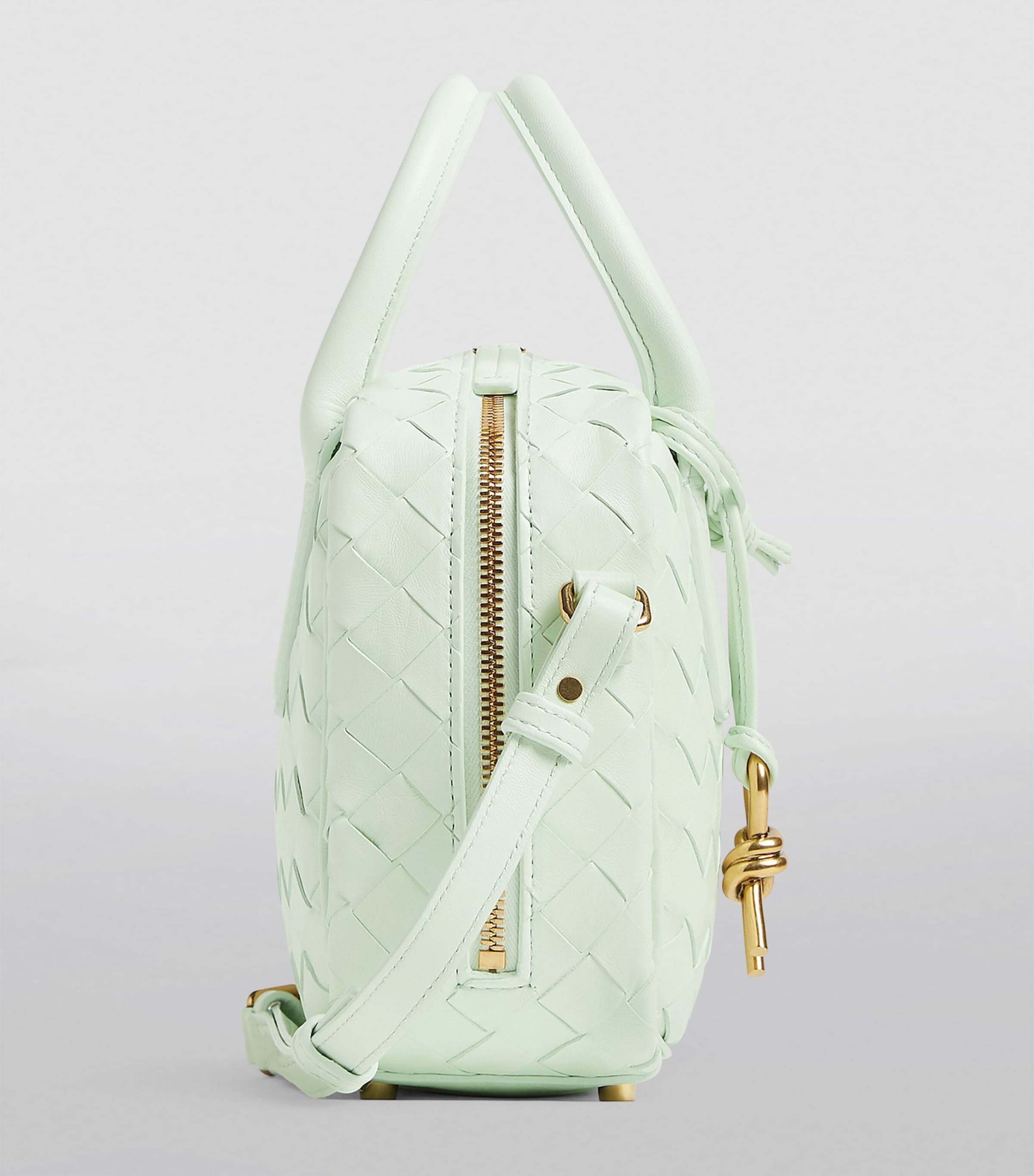 Bottega Veneta Small Leather Getaway Top-Handle Bag | Harrods US