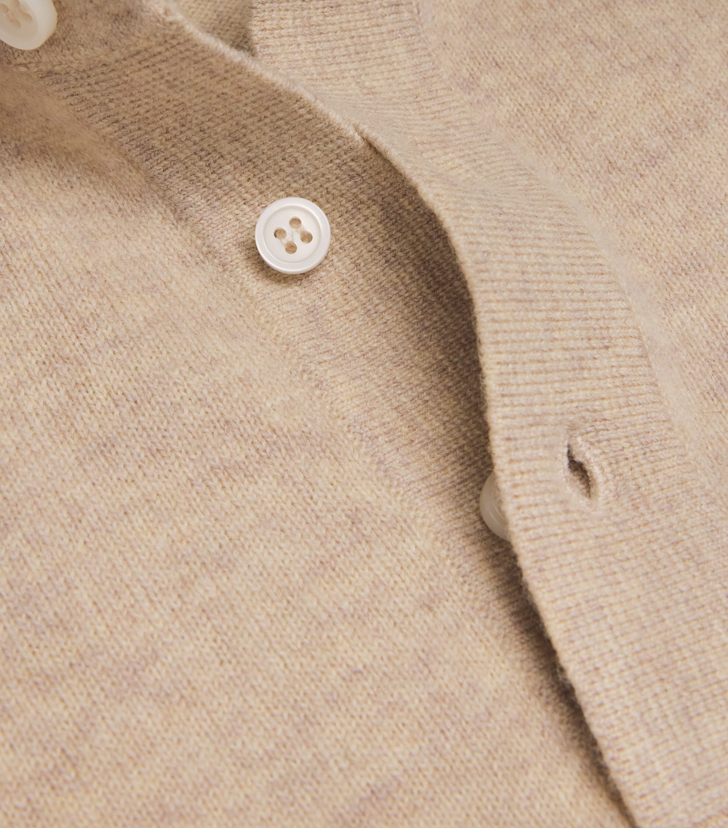 Wool Hutherston Polo Shirt MIST MARL Image 5