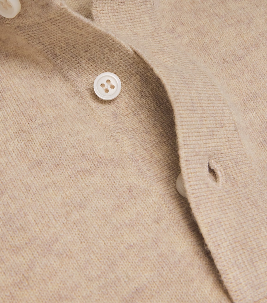 Wool Hutherston Polo Shirt MIST MARL Image 5