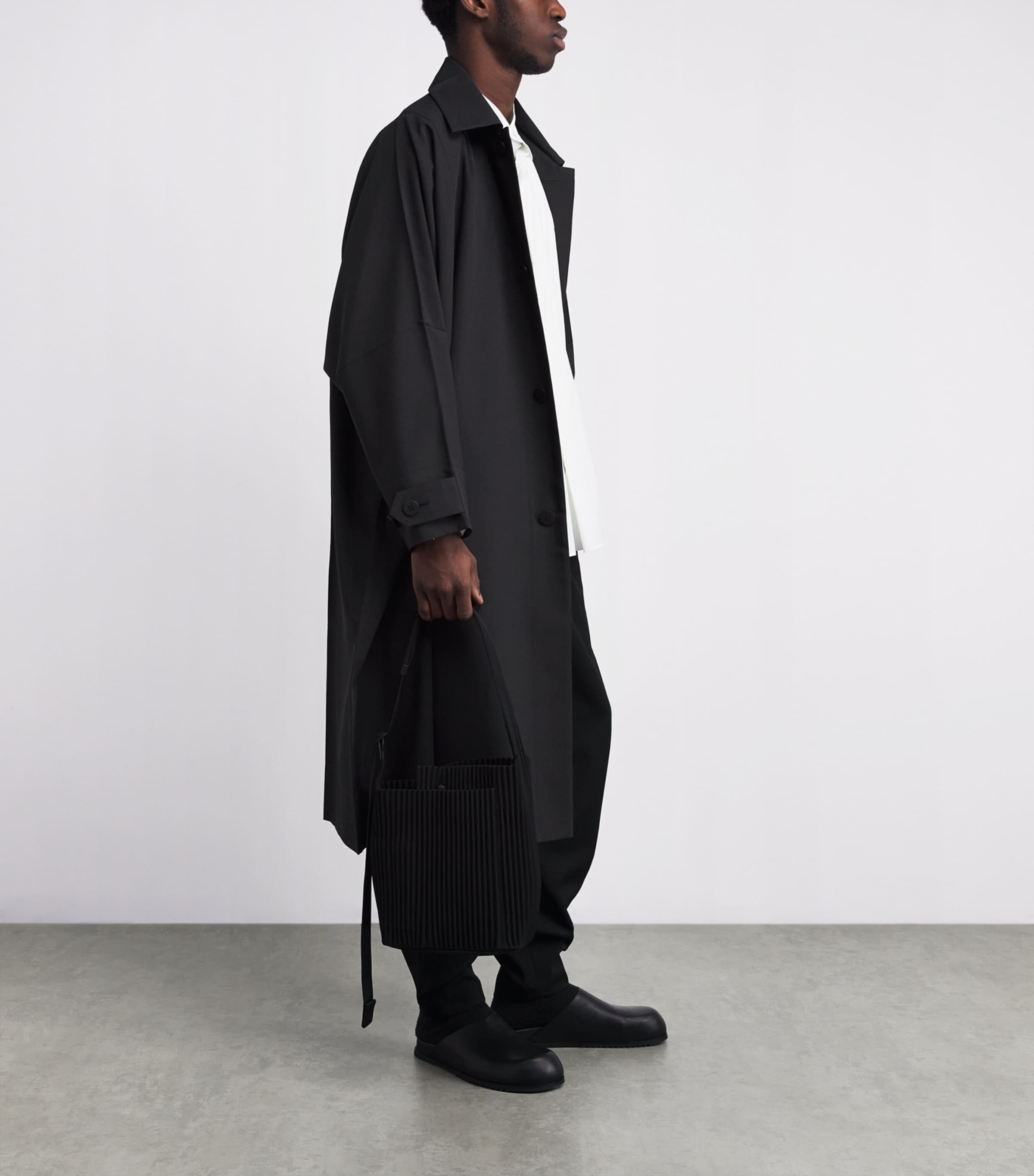 FLAT Coat 15-BLACK Image 2