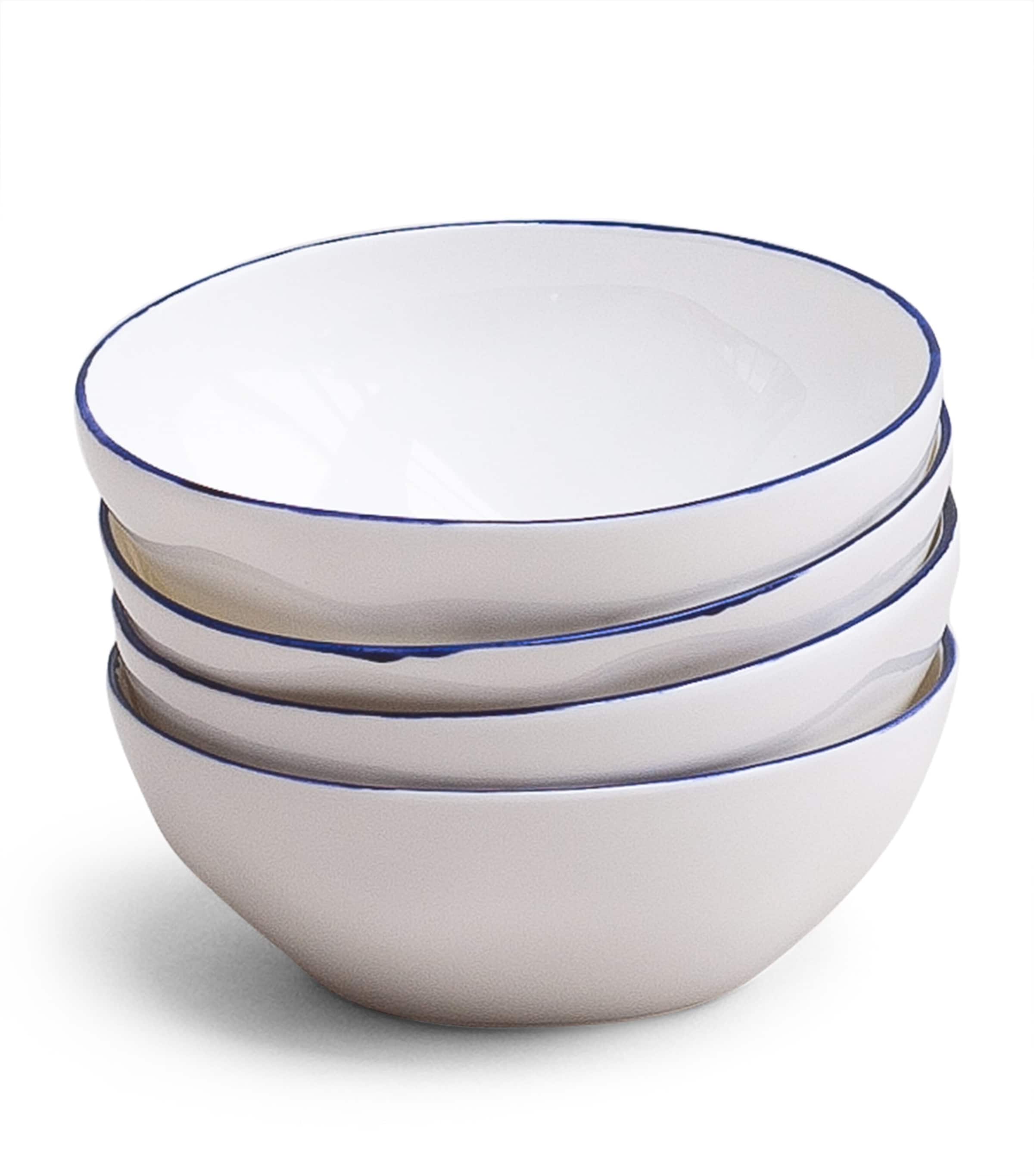 Set of 4 Cobalt Ice Cream Bowls (13cm) COBALT (BLUE) Image 3