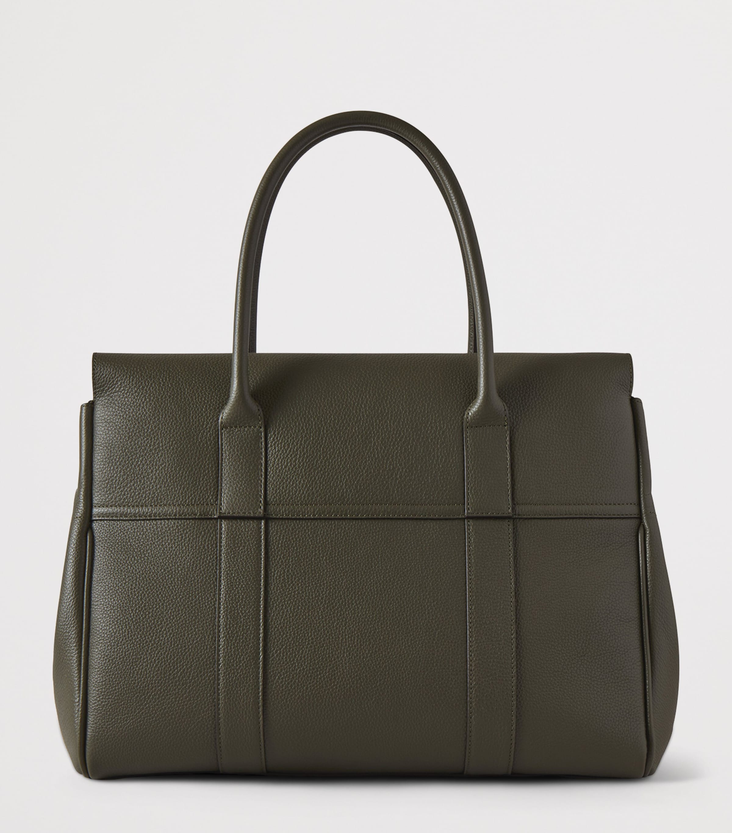 Leather Bayswater Top-Handle Bag JUNIPER GREEN Image 3