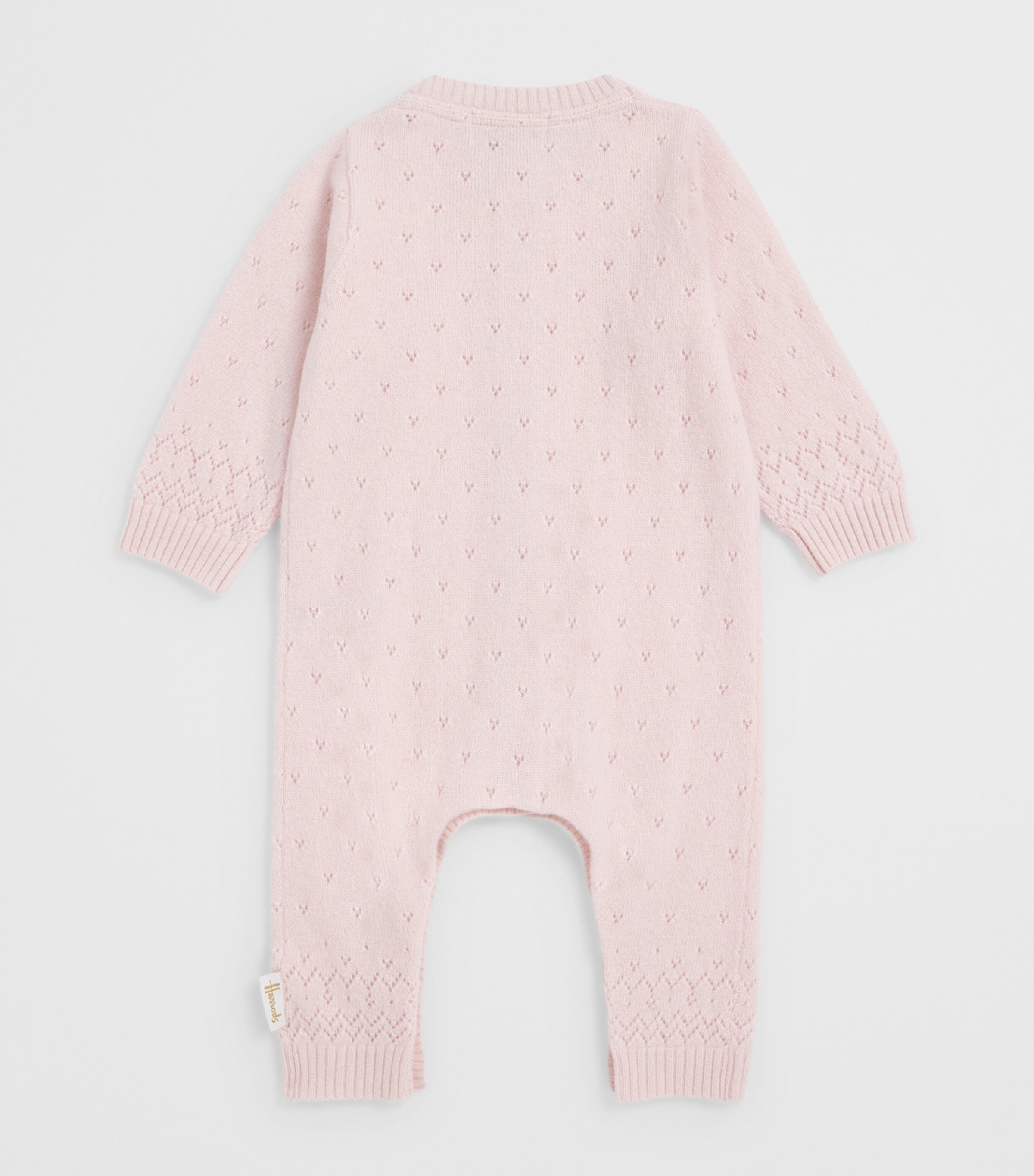 Harrods Cashmere Playsuit (0-18 Months) Pink Image 2