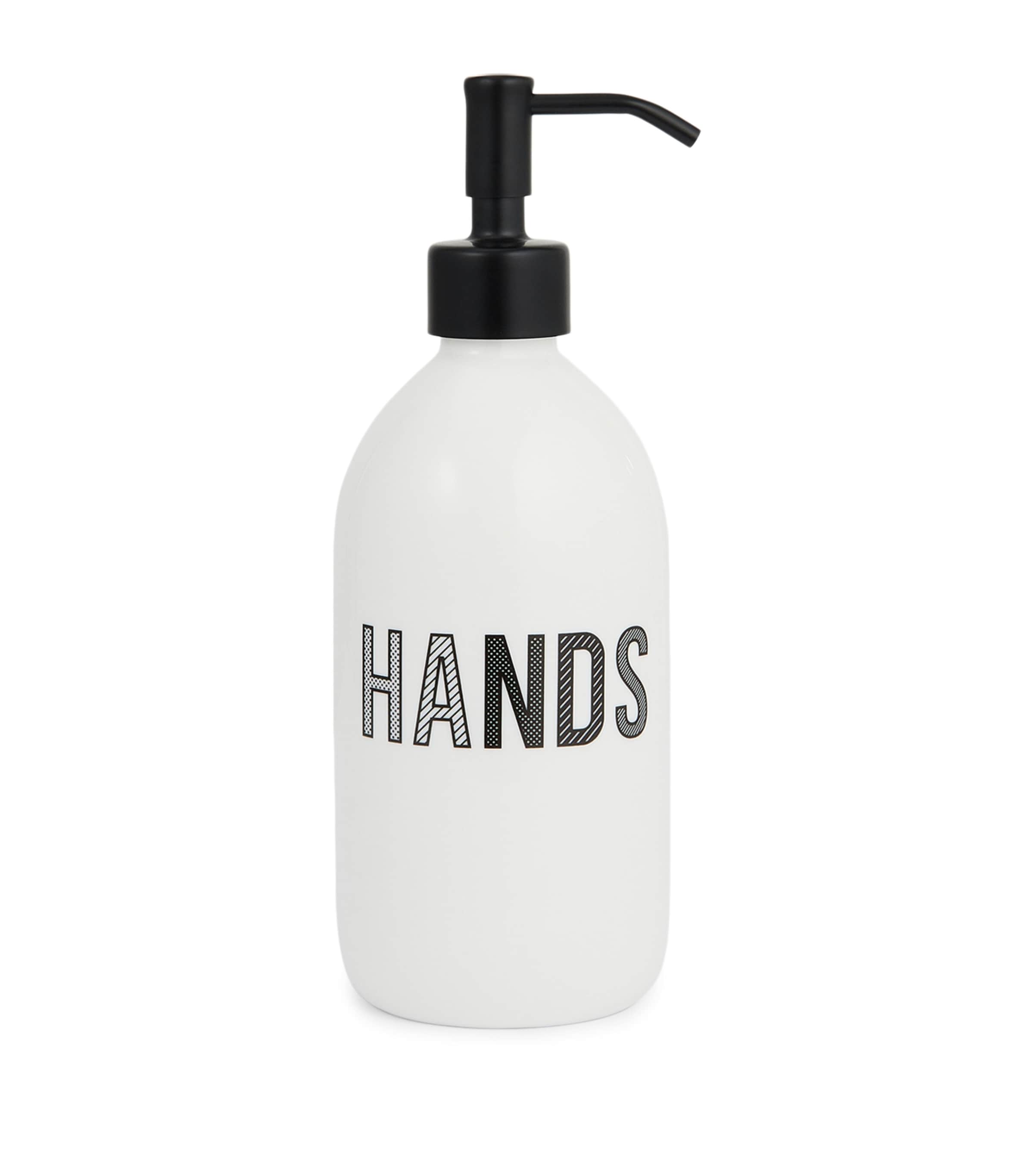Bone China Hand and Body Wash Dispenser Set WHITE Image 6