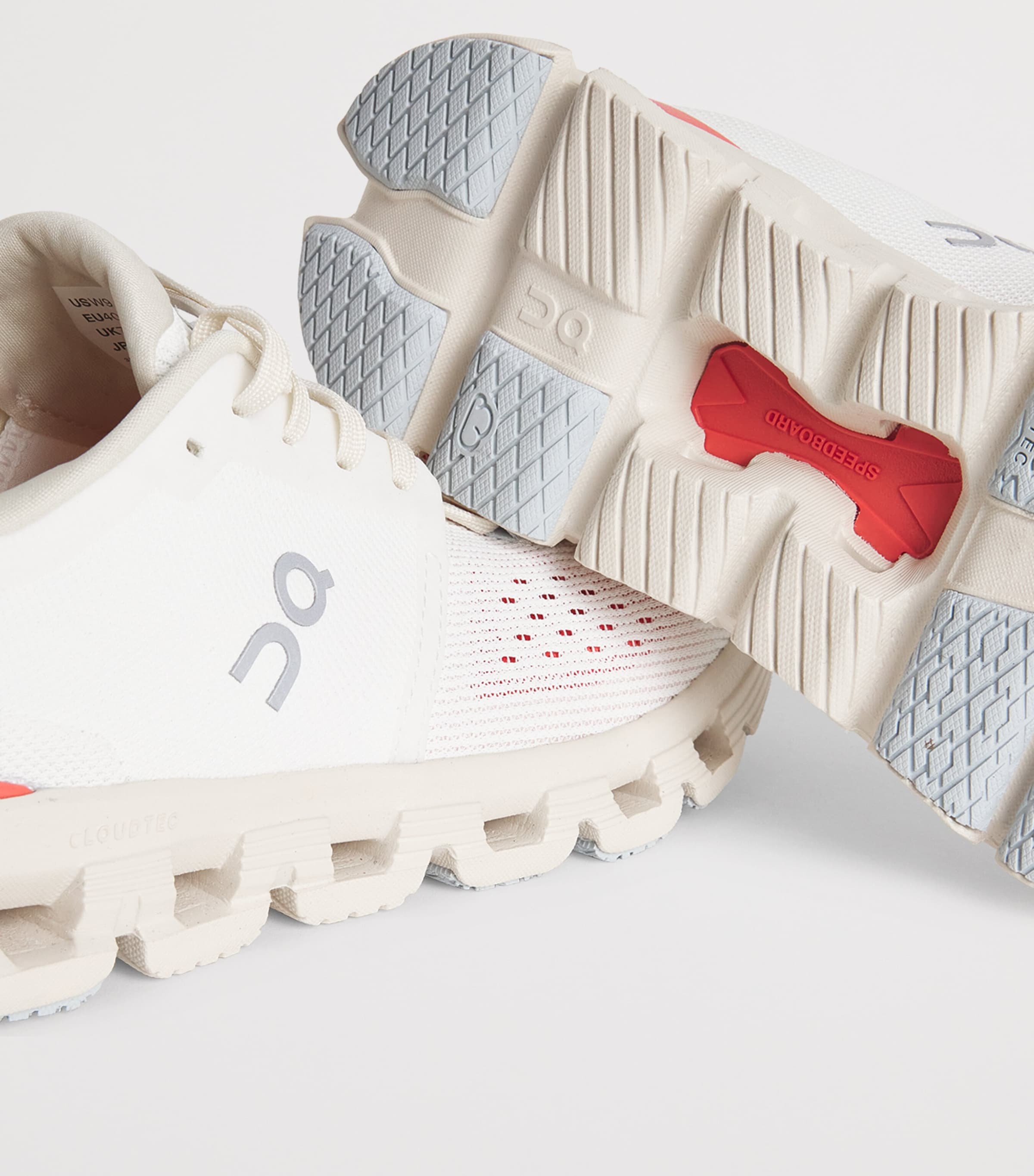 Cloud X 4 Trainers IVORY | SALMON Image 5