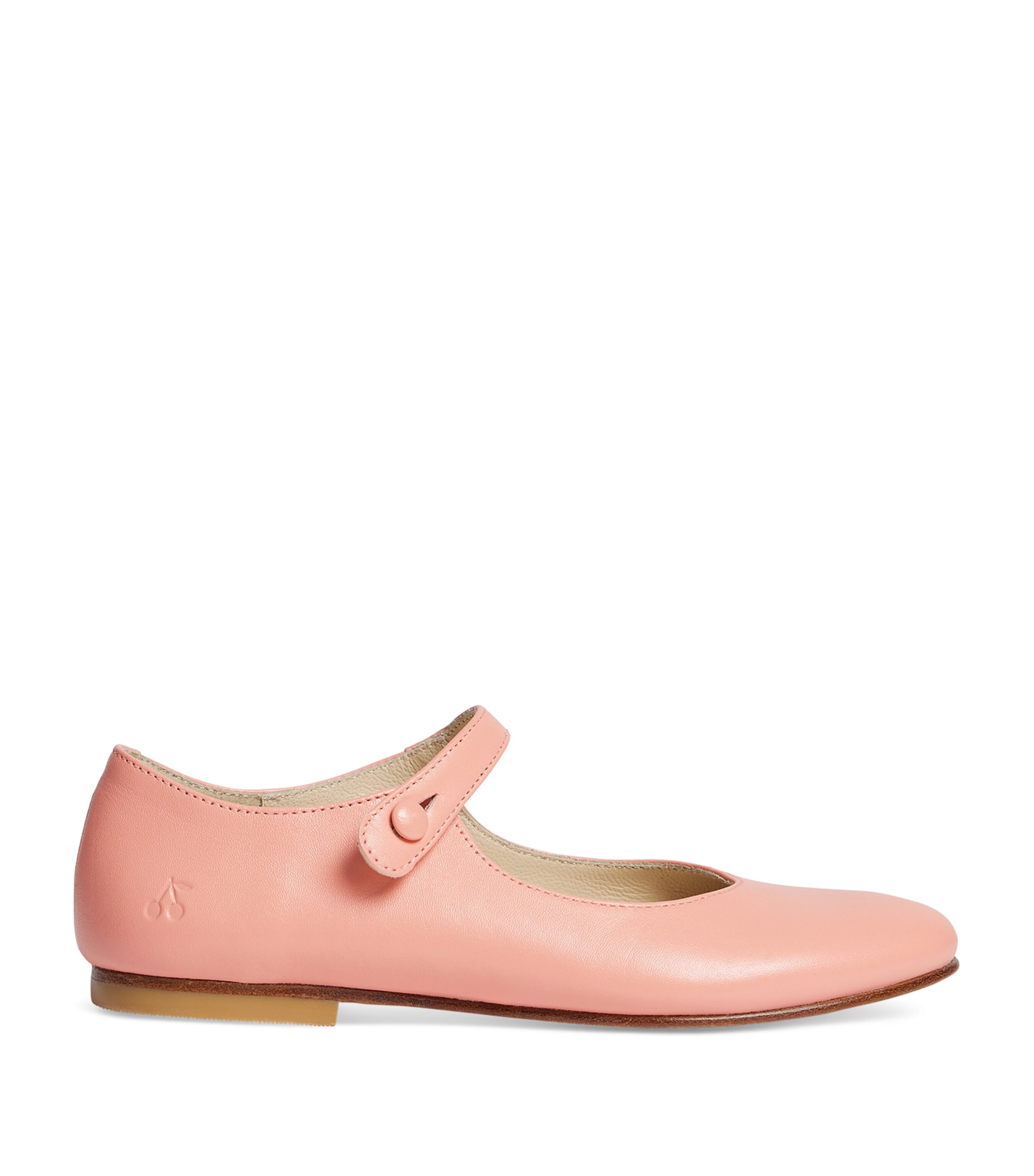 Bonpoint Leather Ella Ballet Flats Corail Image 1
