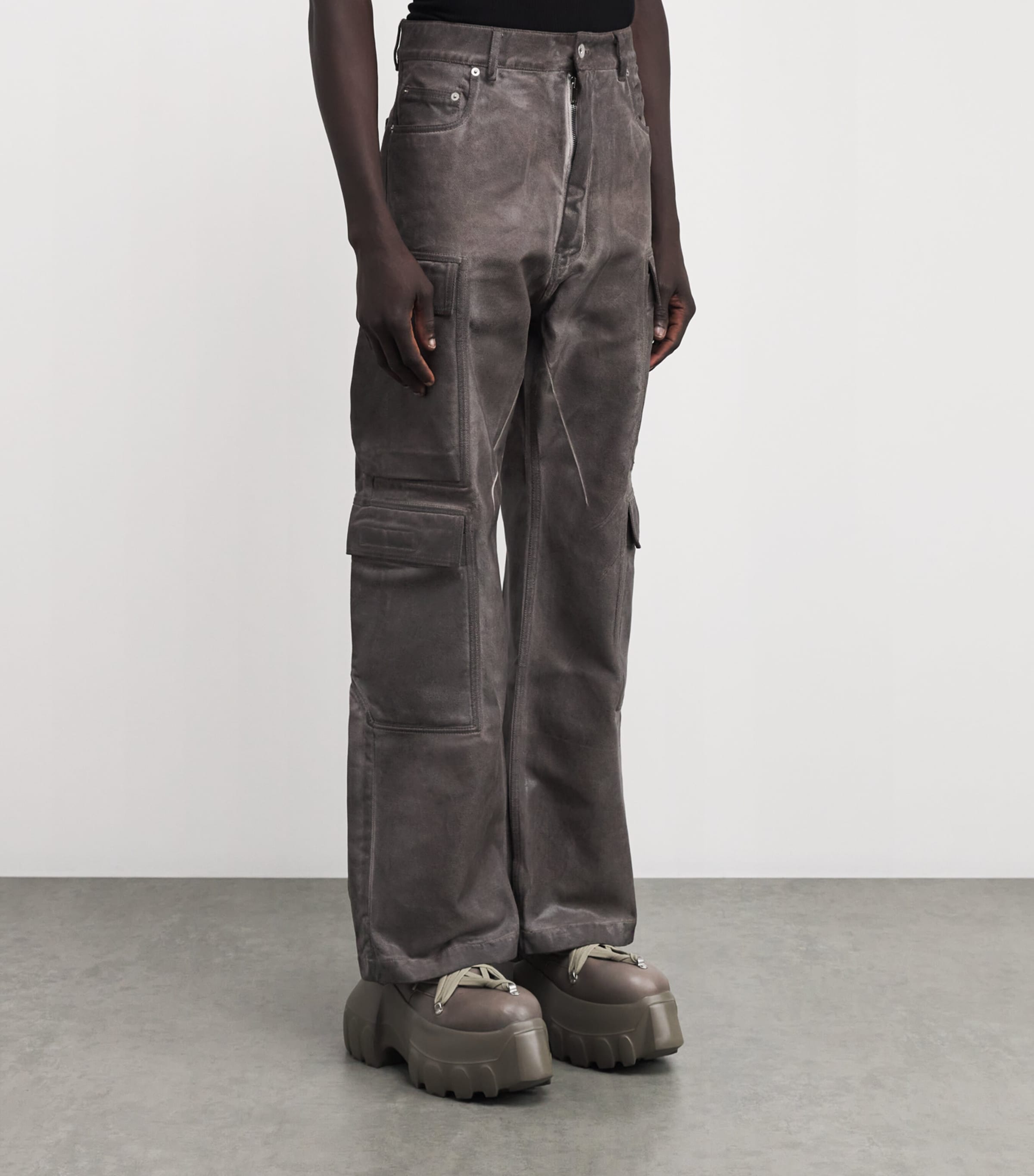 Rick Owens Brown DRKSHDW Double Cargo Jeans | Harrods AE