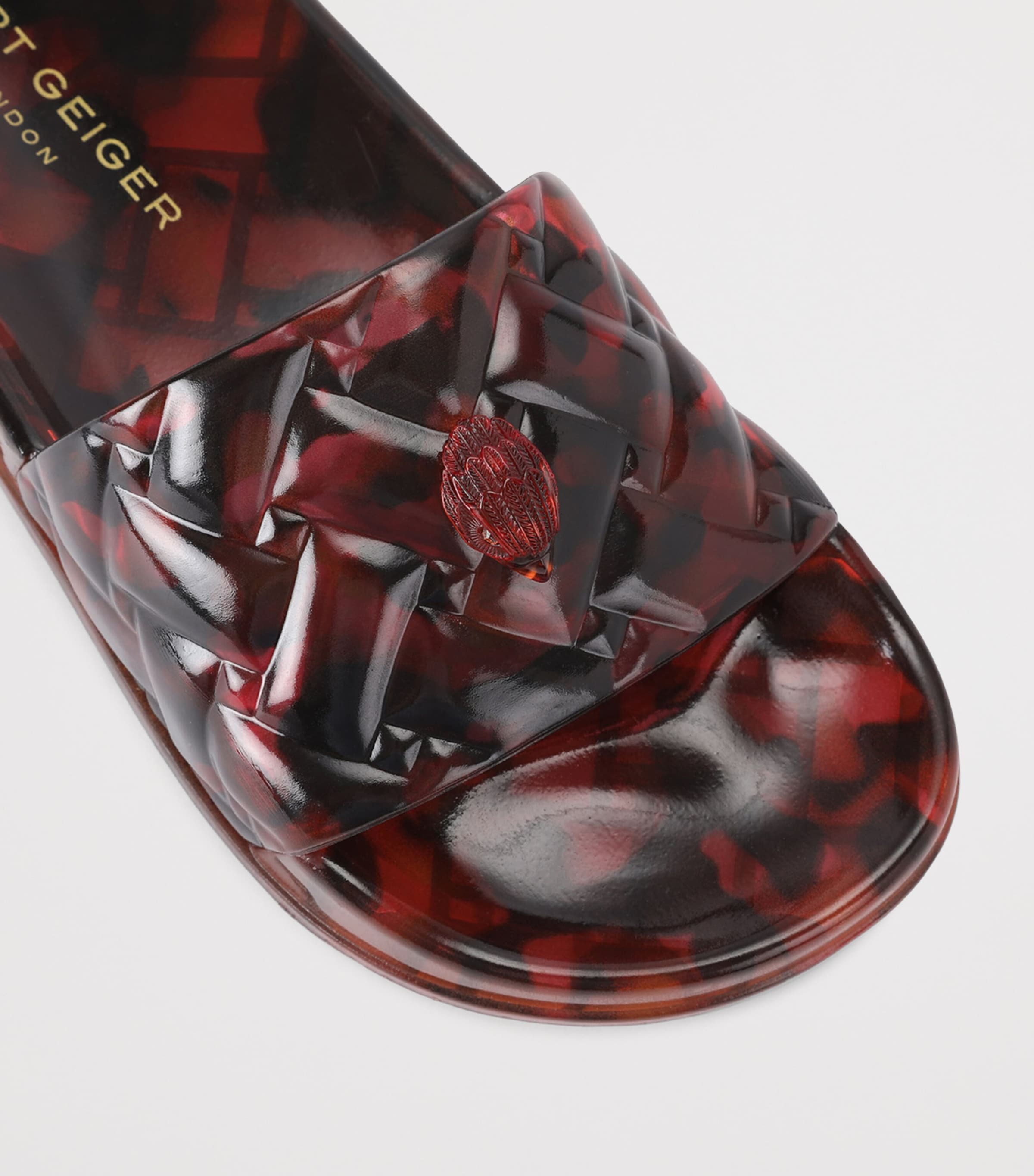 Kurt Geiger London Jelly Meena Slides Brown/oth Image 3
