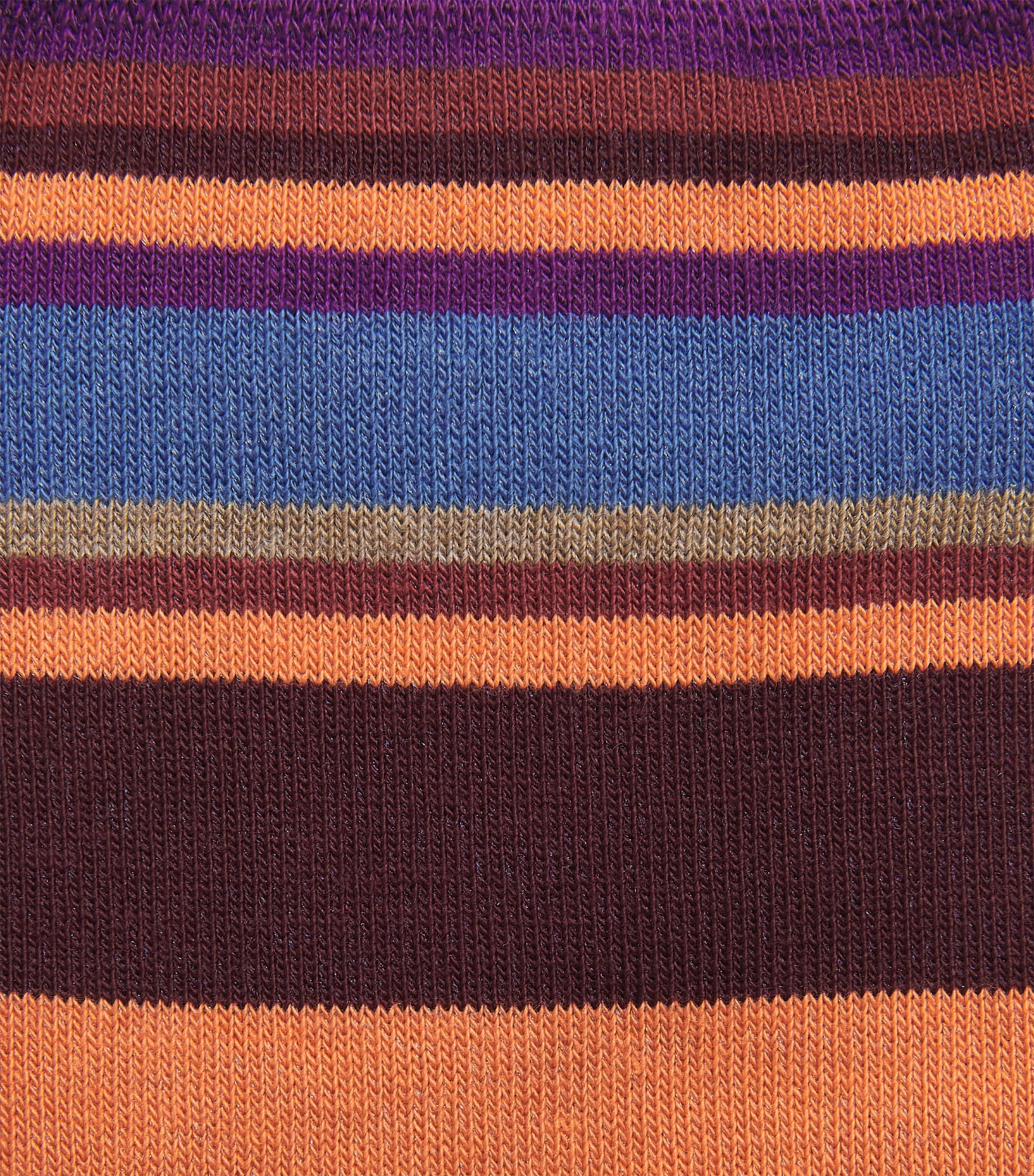 Paul Smith Mens Stripe Socks Violet Image 2