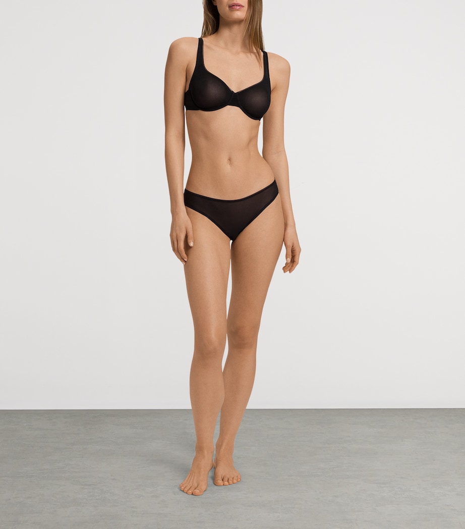 Smooth Illusion Mini Briefs BLACK Image 5