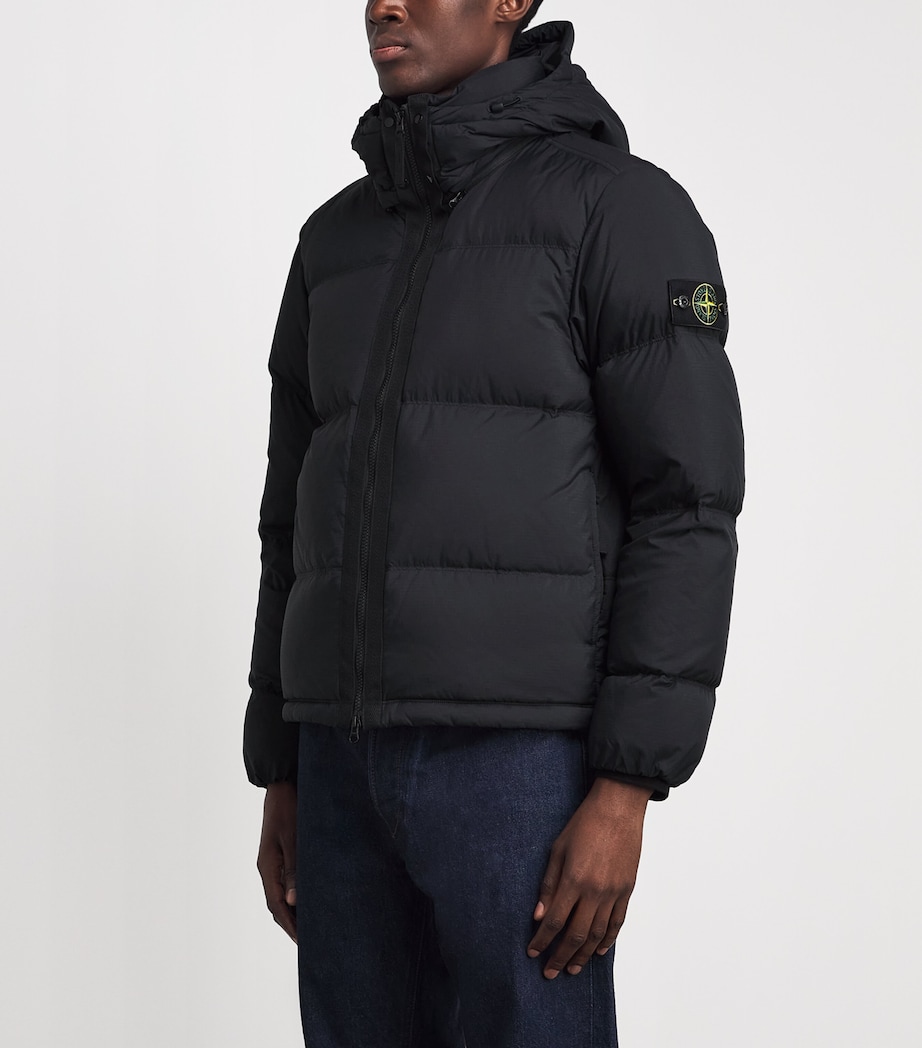 Stone Island Mens Ripstop Down-Padded Coat Image 4