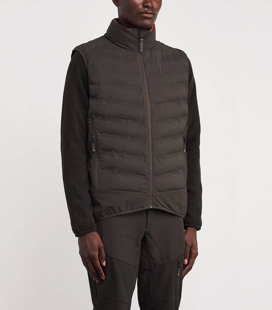 Bezoar Hybrid Gilet 08AA:BROWN BARK Image 3