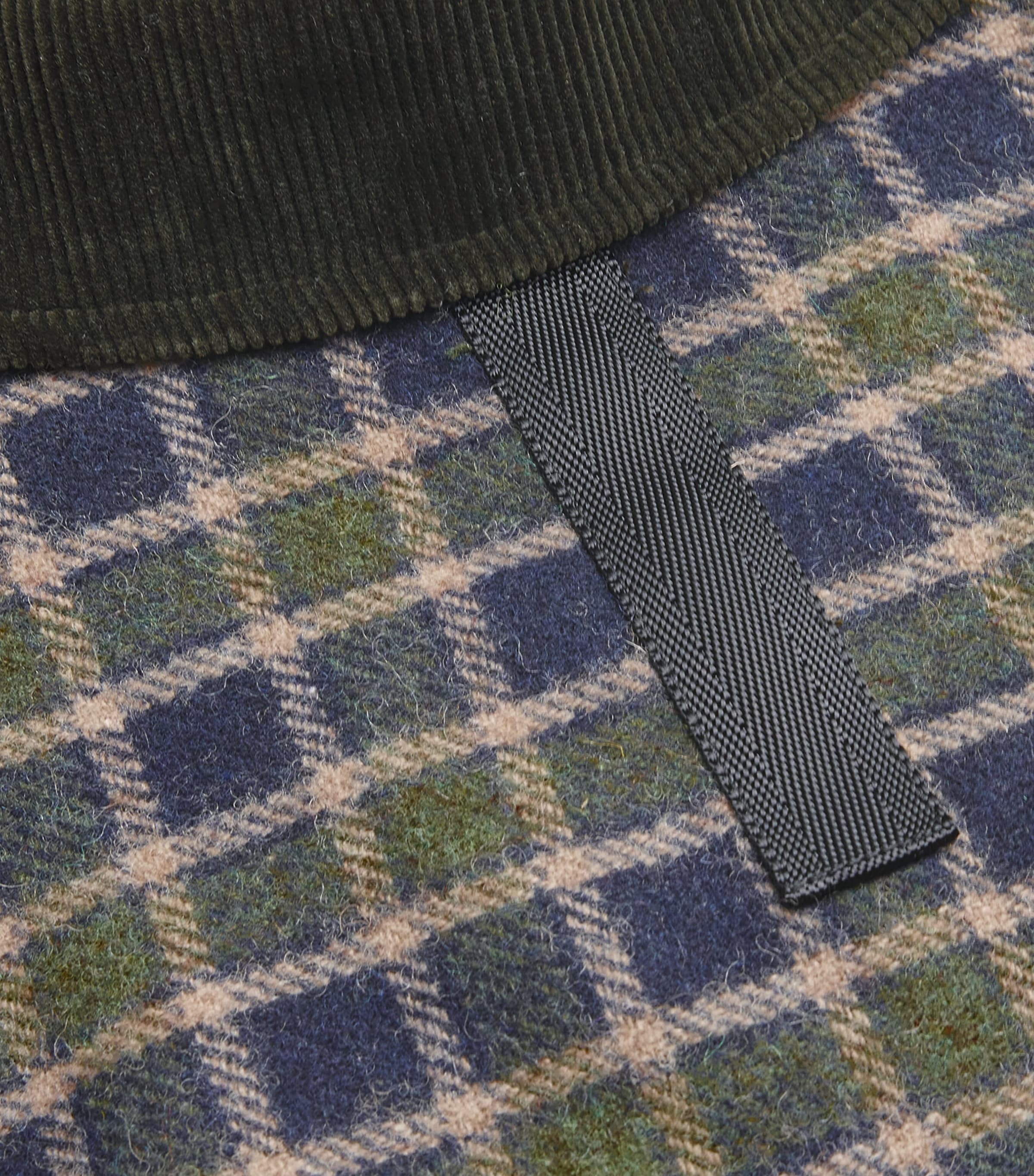 x Filson Cotton-Wool Check Utility Jacket BEIGE X NVY/GRN Image 5