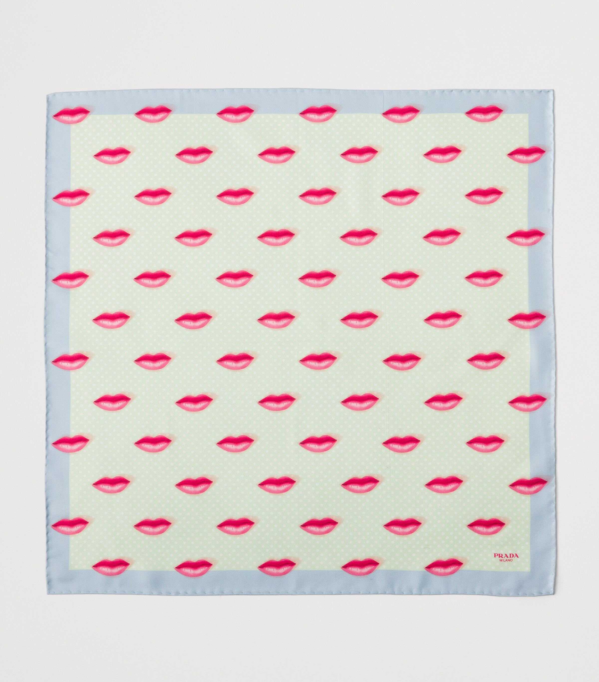 Prada Silk Twill Printed Scarf Image 3