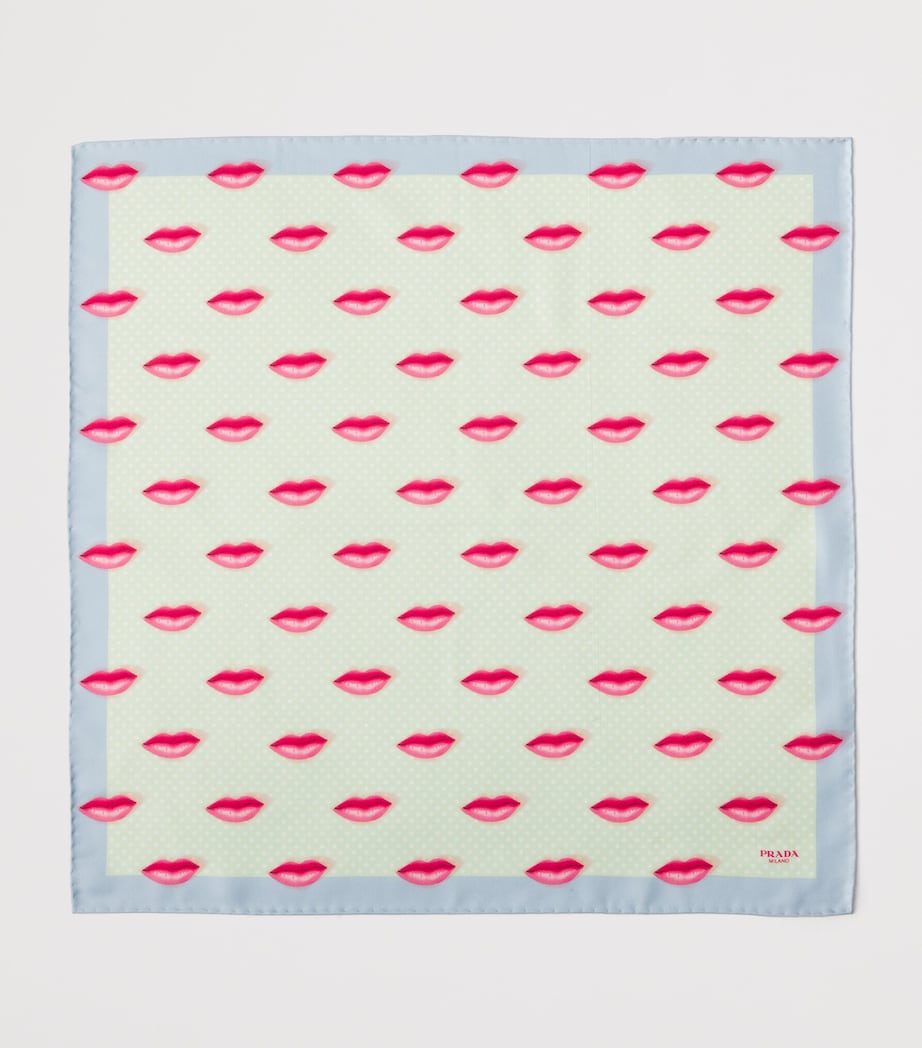 Prada Silk Twill Printed Scarf Image 3
