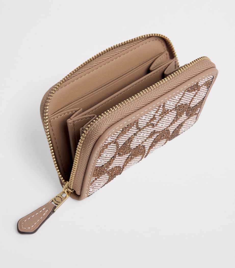 Coach Crystal Jacquard Card Holder Image 3