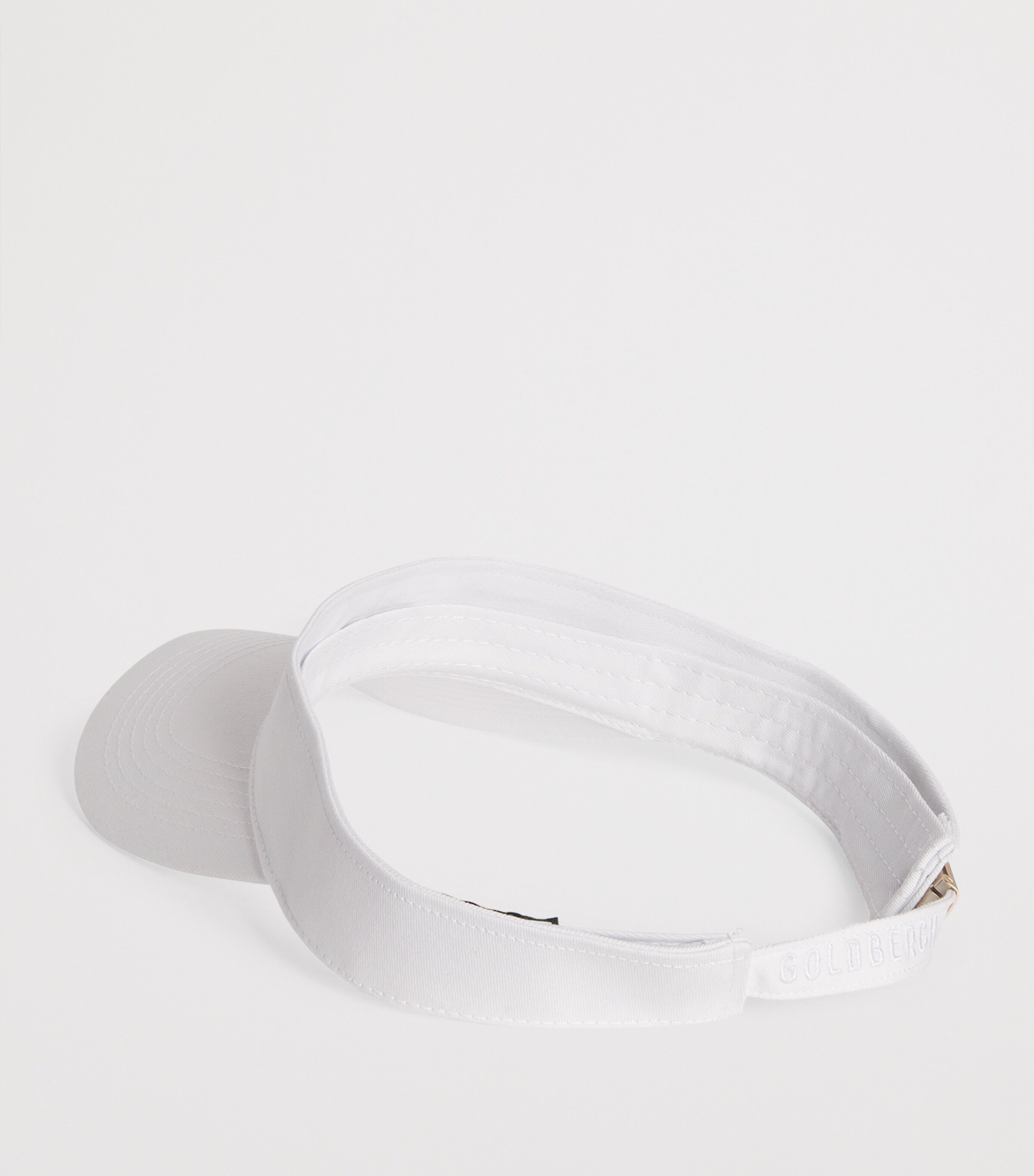 Goldbergh Cotton Logo Match Visor White Image 3