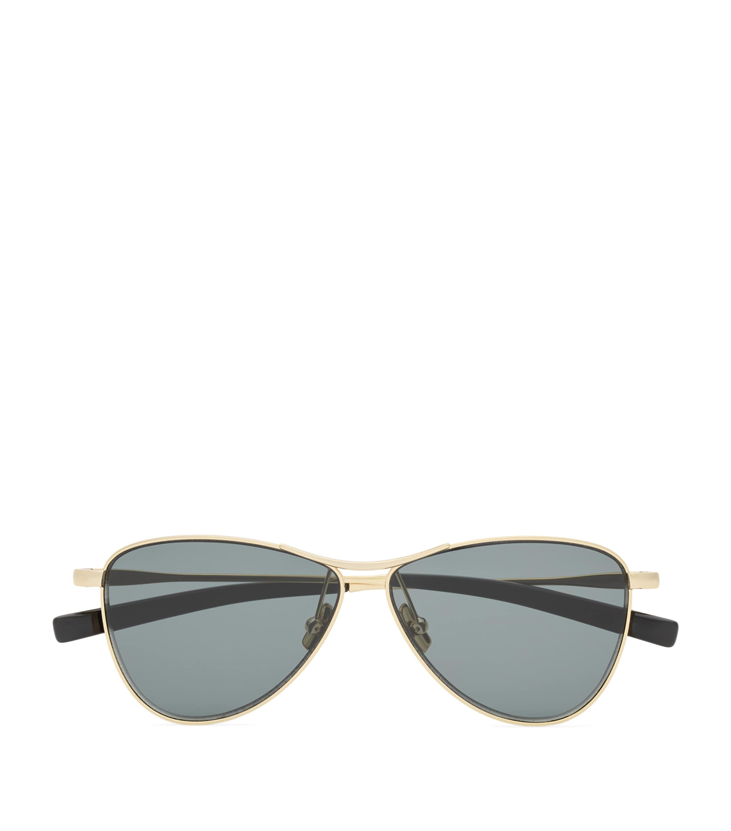 Saint Laurent Metal Sl 831 Sunglasses In Silver